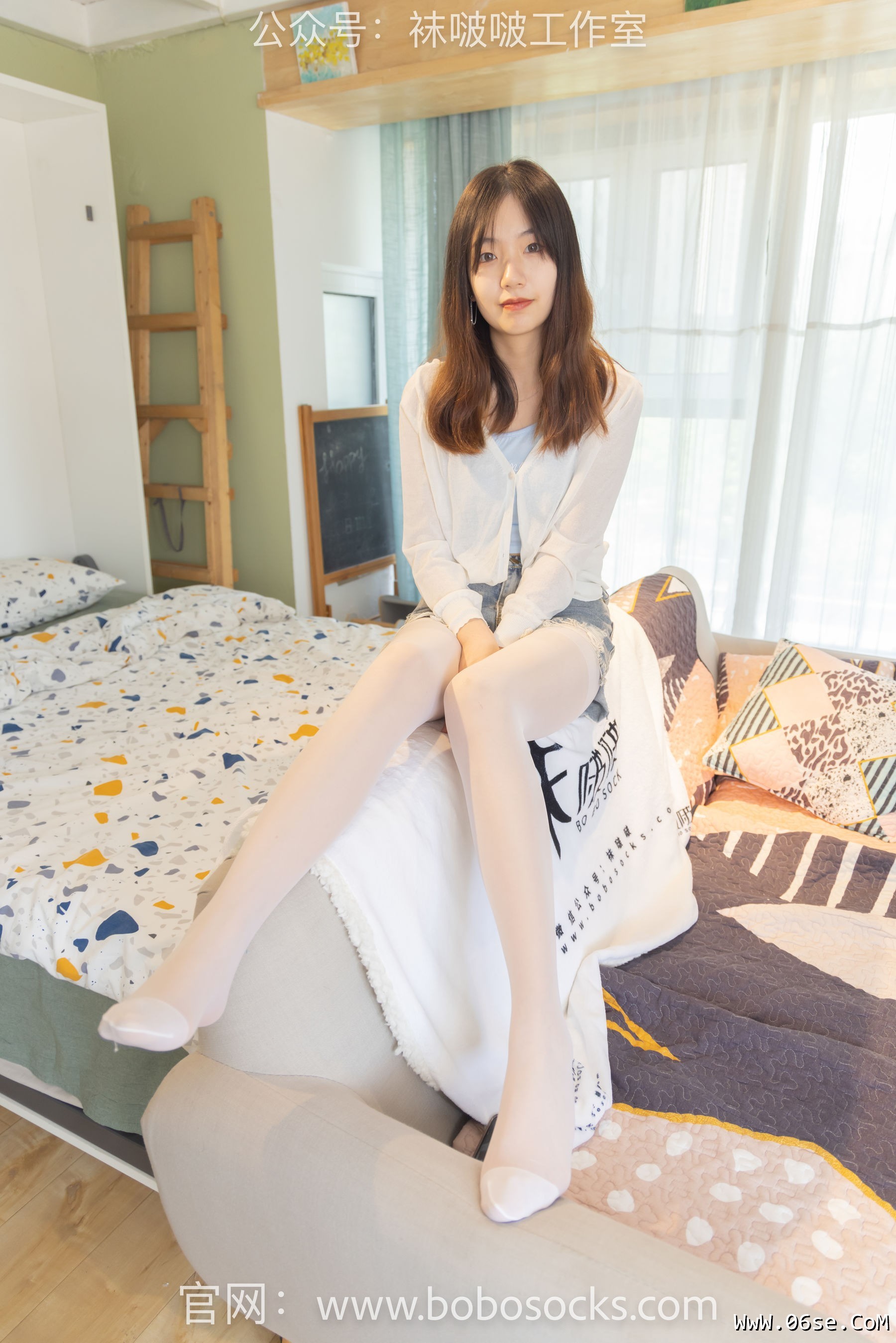图片[133]-BoBoSocks袜啵啵 No.102 小甜豆-板鞋、白丝[140P]-六色网