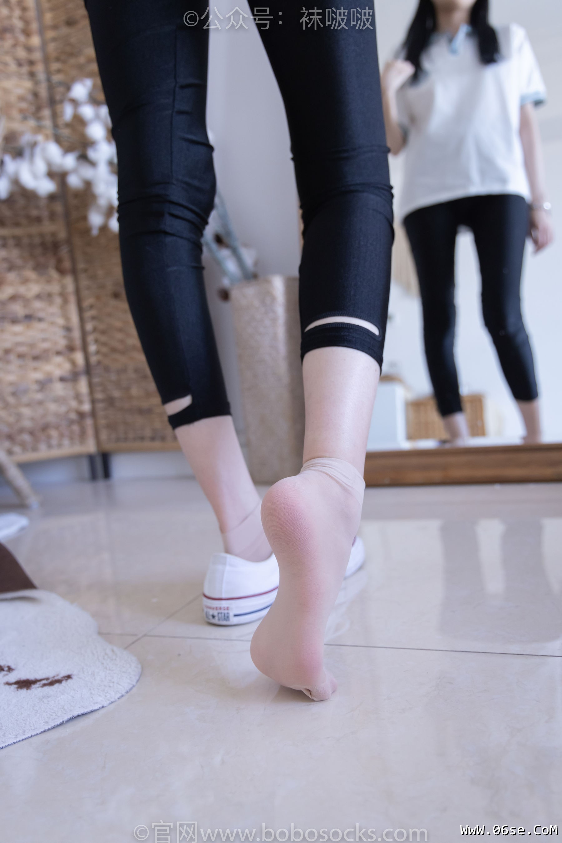 图片[74]-BoBoSocks袜啵啵 No.044 稚予-贝壳头、匡威帆布鞋、短肉丝[154P]-六色网