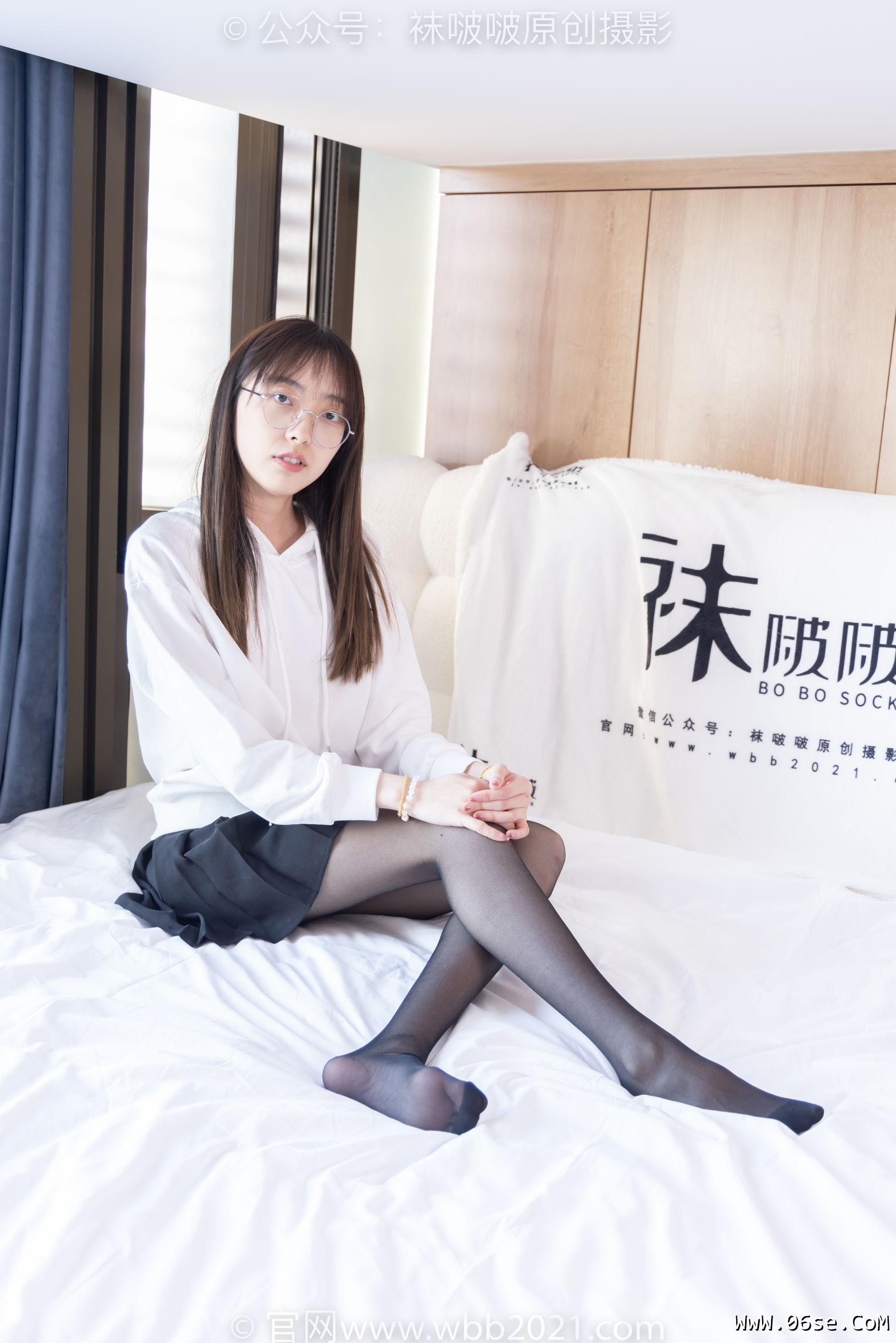 图片[19]-BoBoSocks袜啵啵 No.407 稚予 -板鞋、黑丝[140P]-六色网