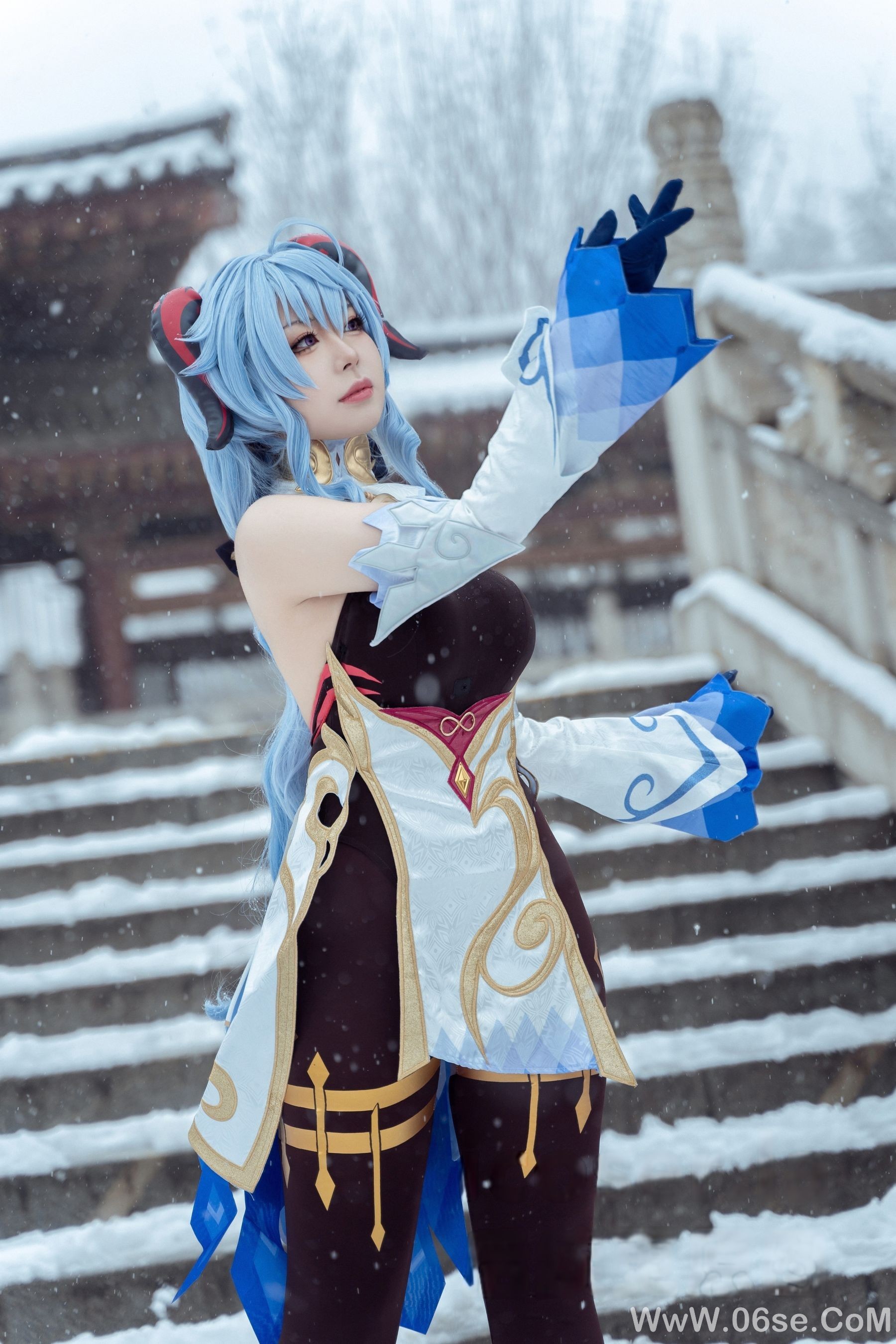 图片[42]-虎森森 – 原神 甘雨 雪景[42P]-六色网