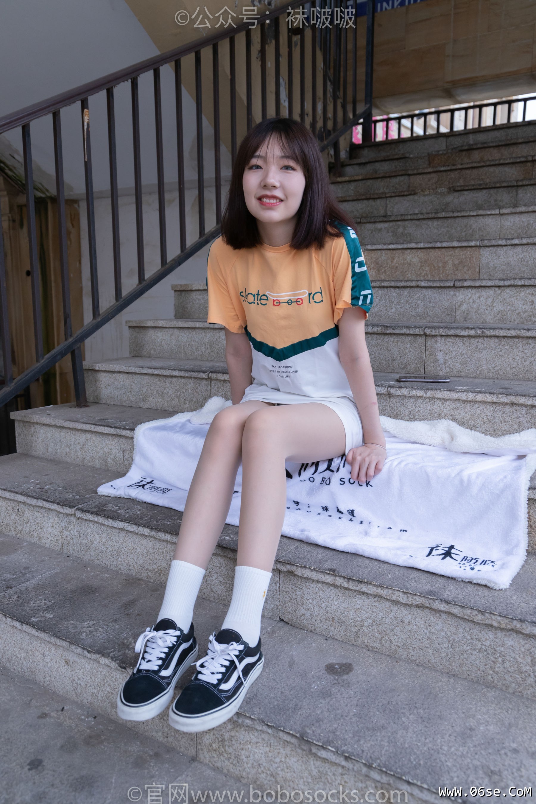 图片[132]-BoBoSocks袜啵啵 No.069 小甜豆-vans板鞋、白棉袜、肉丝[135P]-六色网