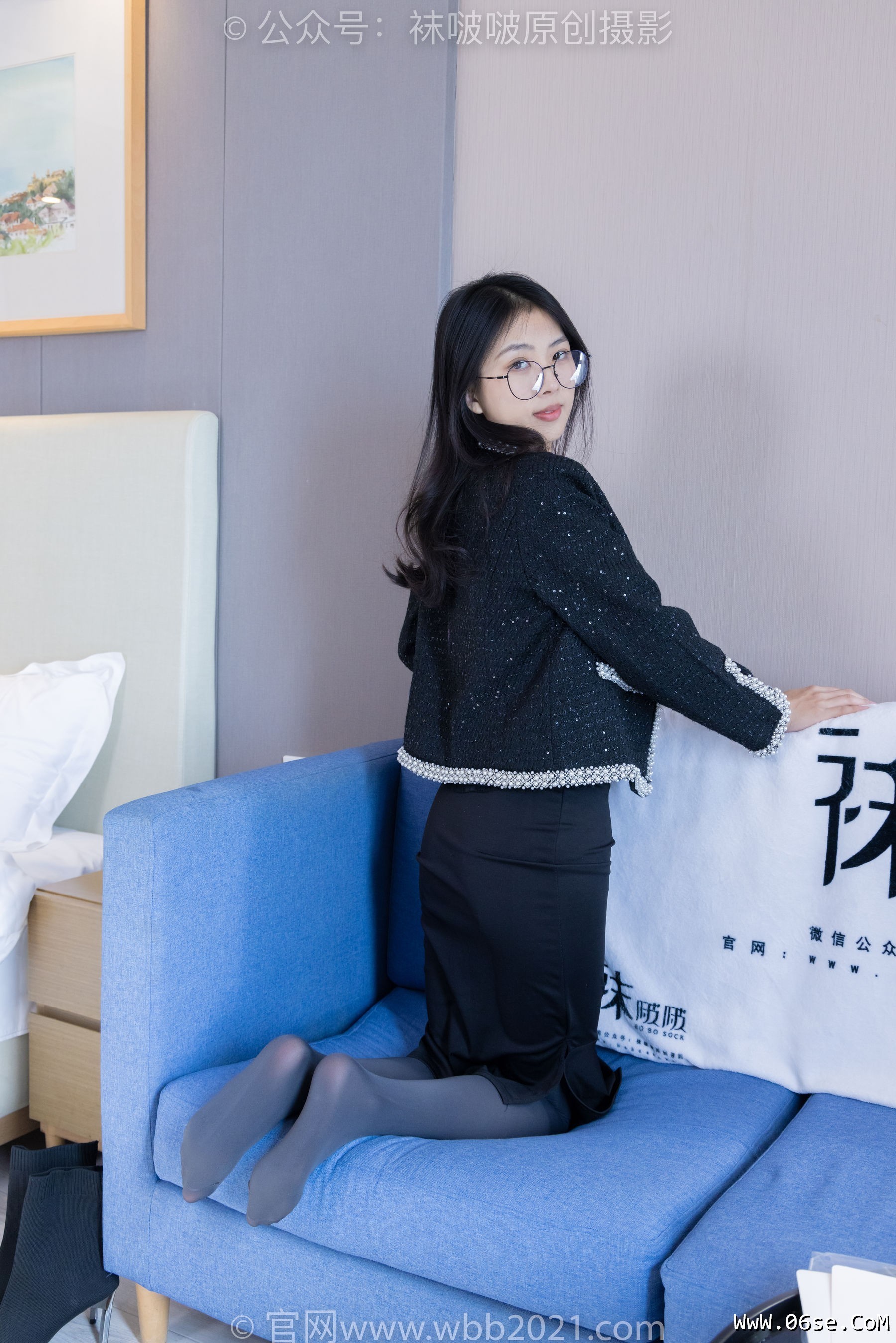 图片[117]-BoBoSocks袜啵啵 No.378 奶油 -短靴、运动鞋、厚黑丝、厚灰丝[190P]-六色网