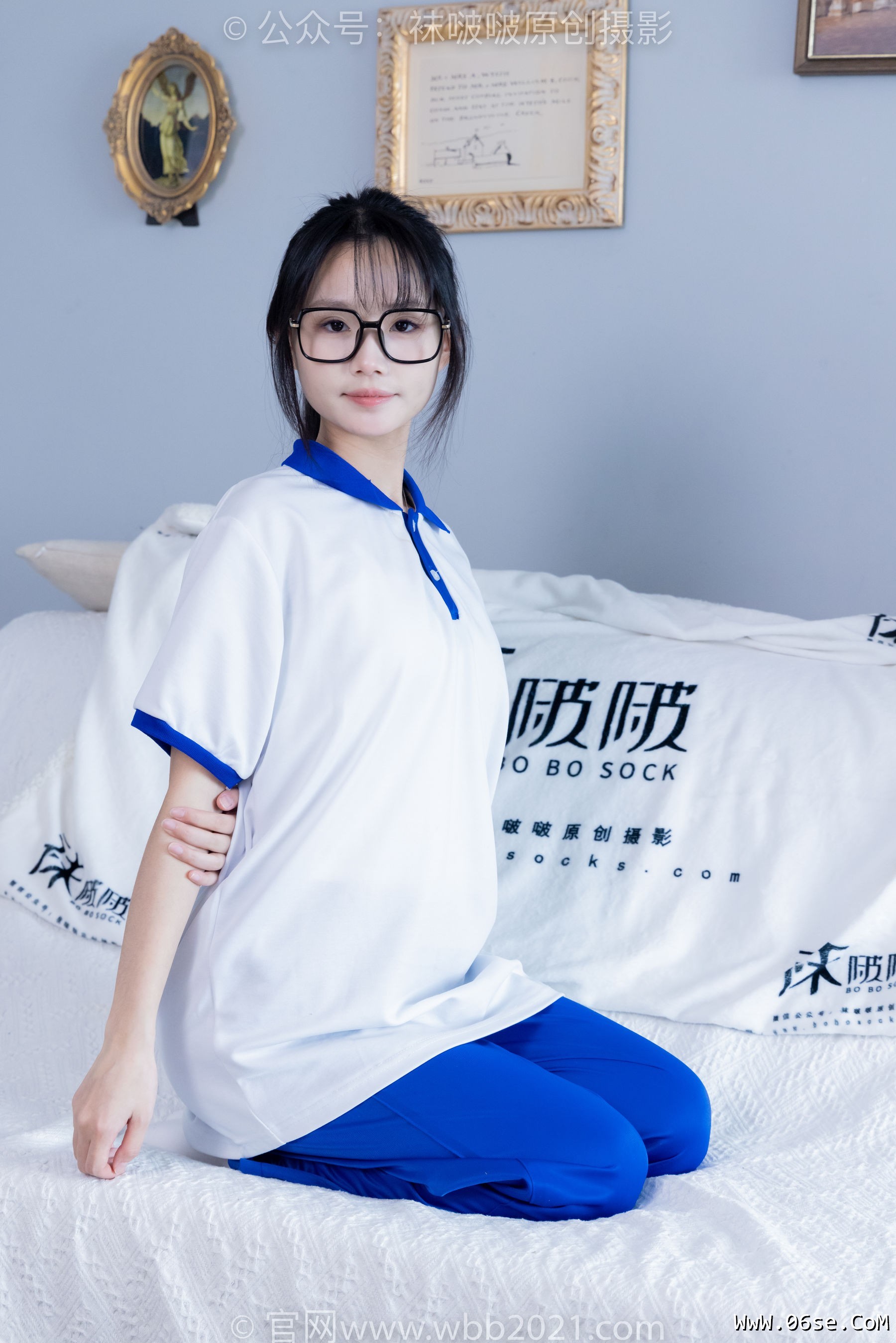 图片[121]-BoBoSocks袜啵啵 No.351 甜甜圈 -板鞋、白棉袜、肉丝、校服裤里丝[150P]-六色网