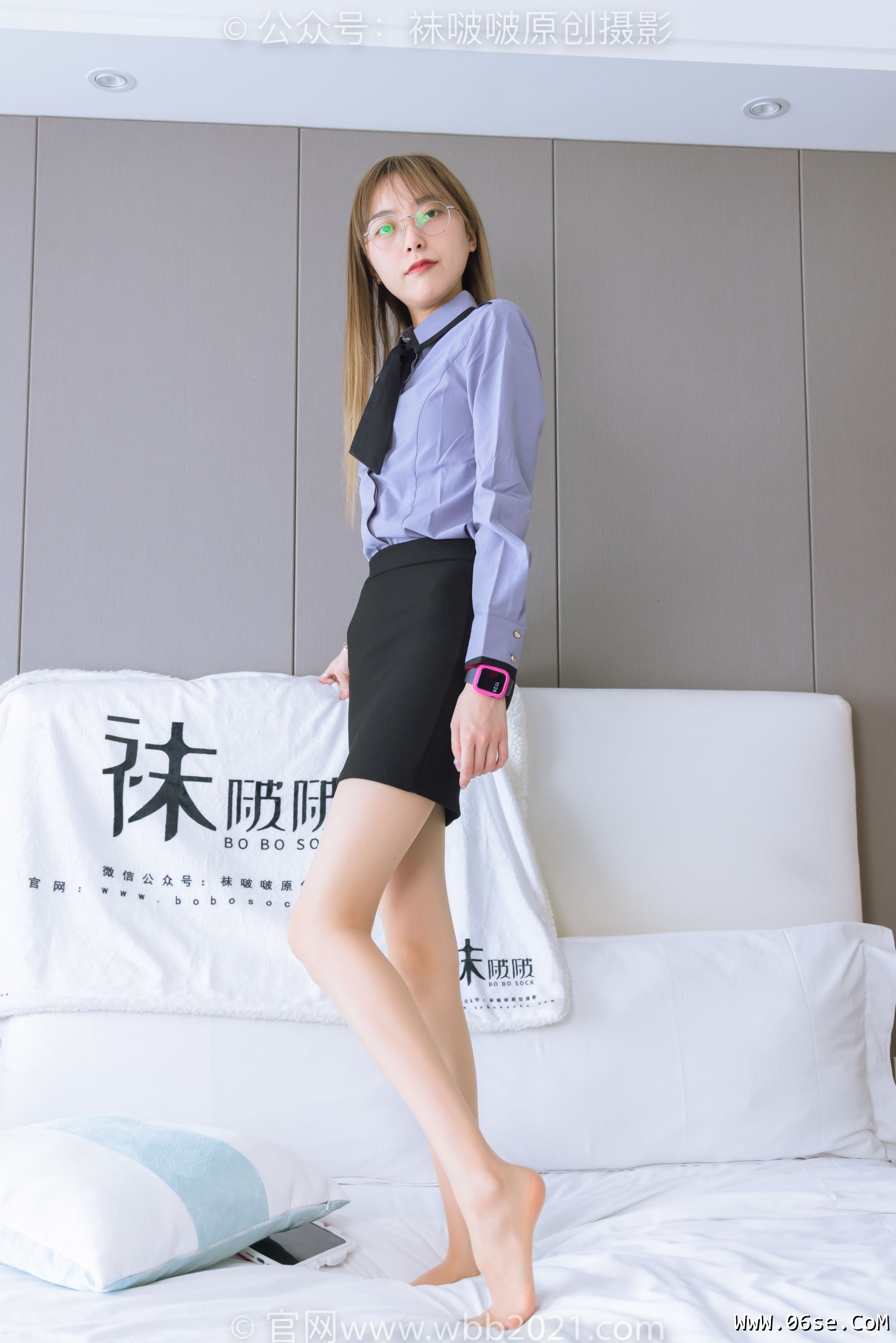 图片[30]-BoBoSocks袜啵啵 No.349 稚予 -平底鞋、高跟凉鞋、肉丝、黑丝、黑色美甲[140P]-六色网