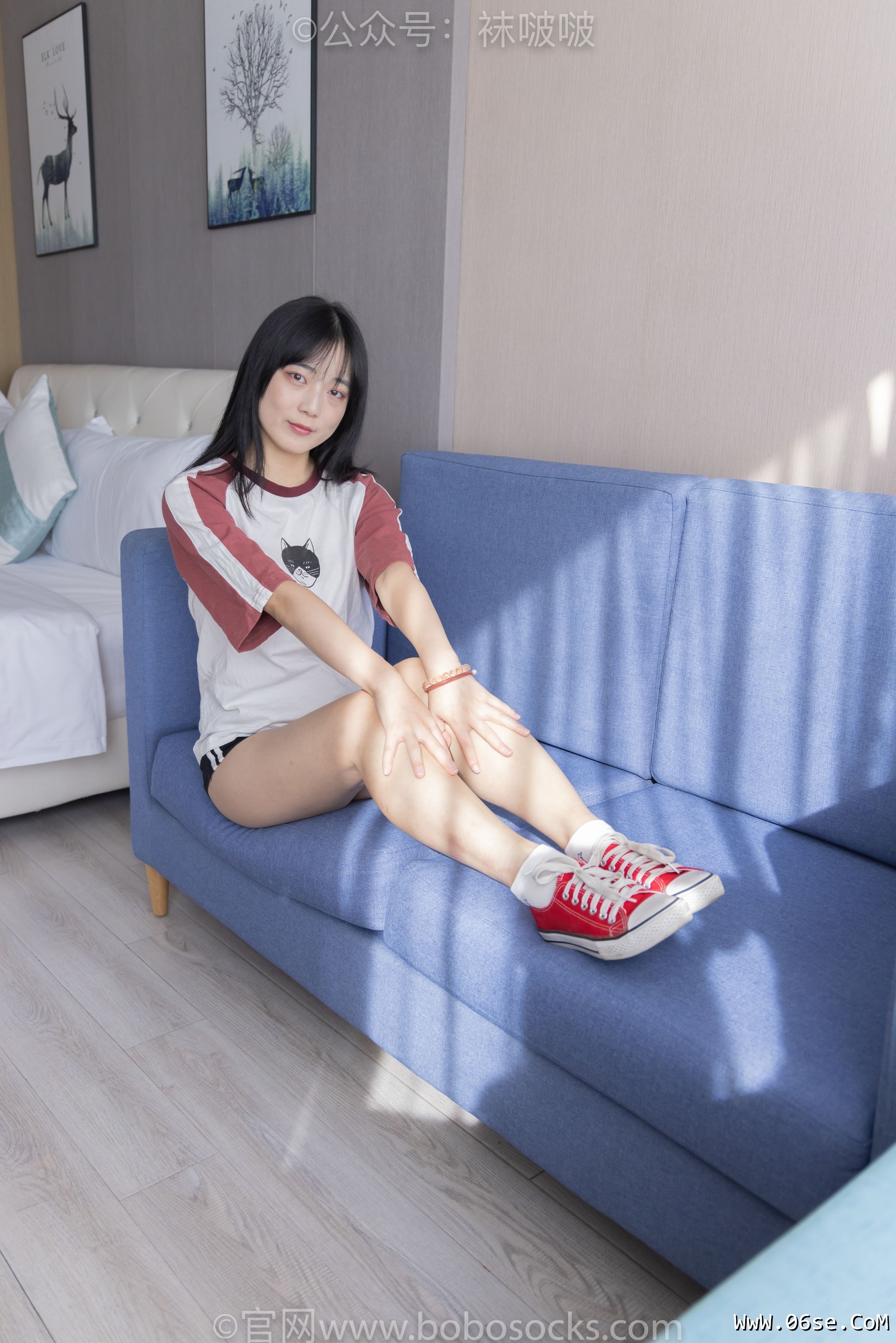 图片[10]-BoBoSocks袜啵啵 No.036 菠萝-帆布鞋、白棉袜、裸足[138P]-六色网