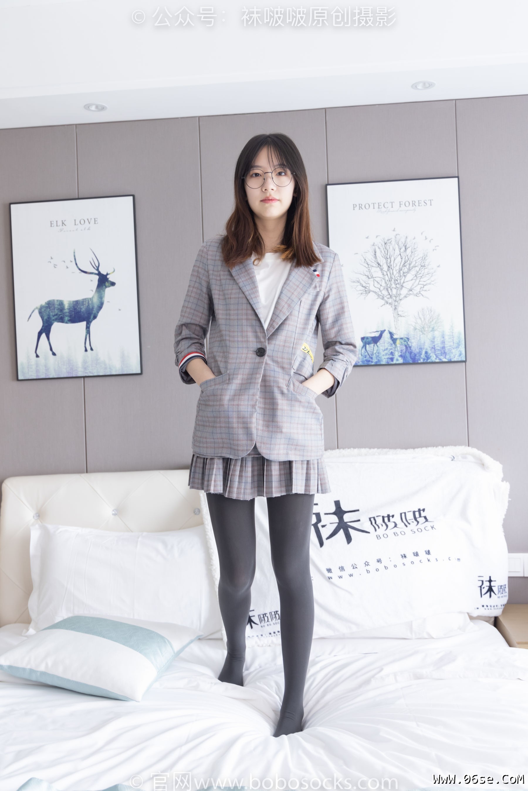 图片[127]-BoBoSocks袜啵啵 No.210 小甜豆 -皮鞋、厚灰丝、ol装[140P]-六色网