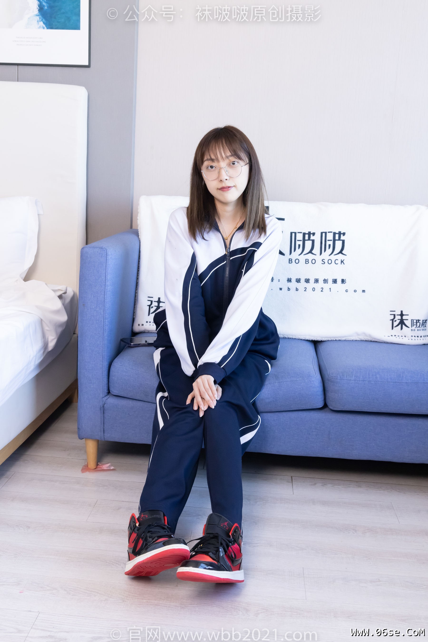 图片[60]-BoBoSocks袜啵啵 No.398 稚予 -板鞋、白船袜、裸足、裸足[150P]-六色网