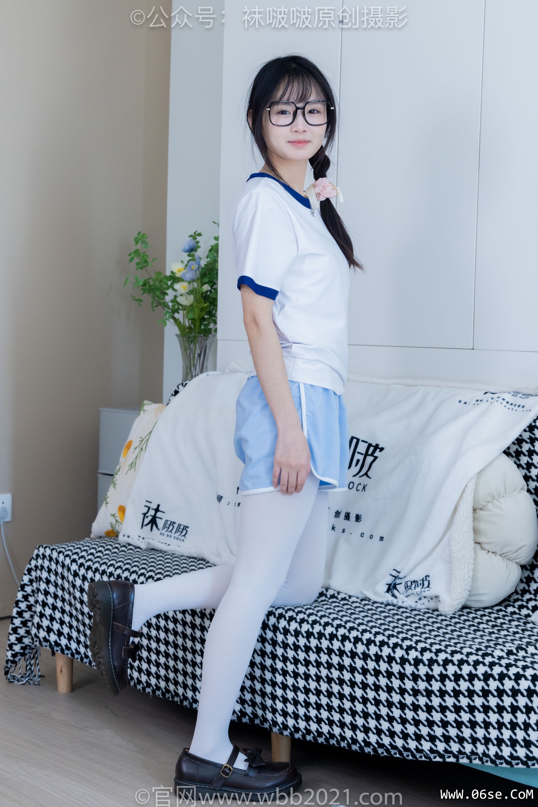 图片[74]-BoBoSocks袜啵啵 No.325 甜甜圈 -皮鞋、厚白丝[145P]-六色网
