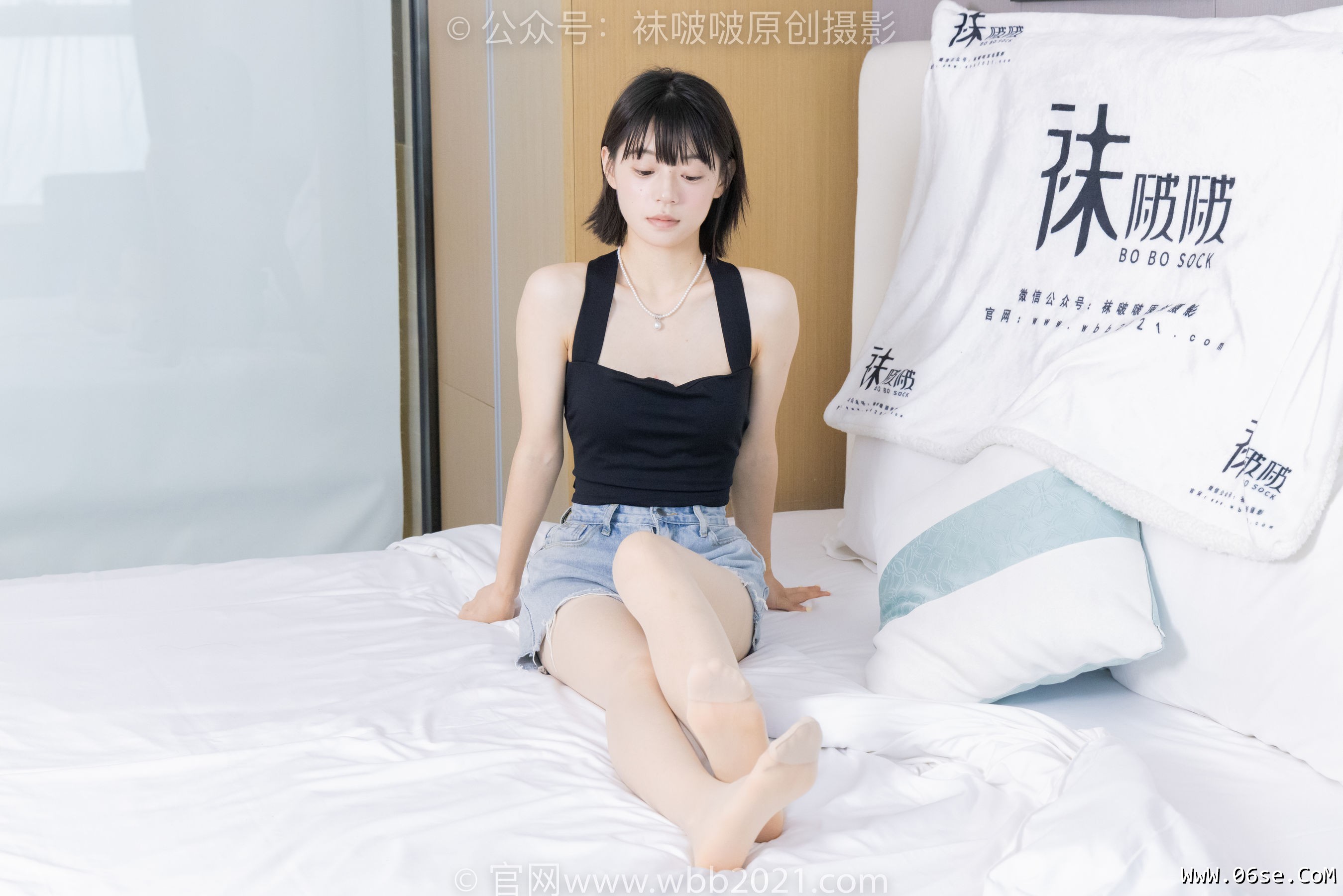 图片[139]-BoBoSocks袜啵啵 No.422 糯米 -长靴、白棉袜、肉丝[140P]-六色网