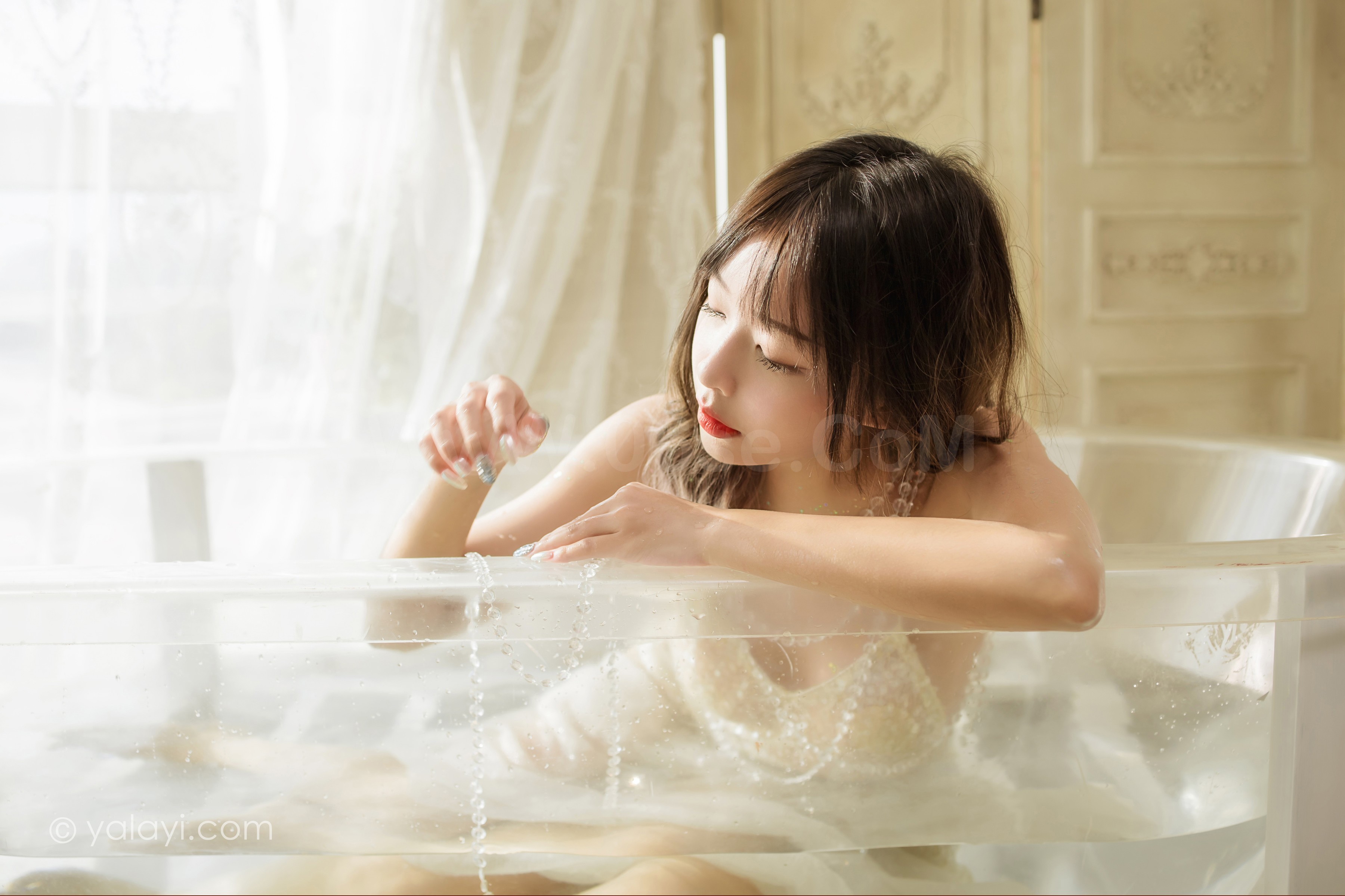 图片[22]-雅拉伊 – 阿禾《水中白莲》[41P]-六色网