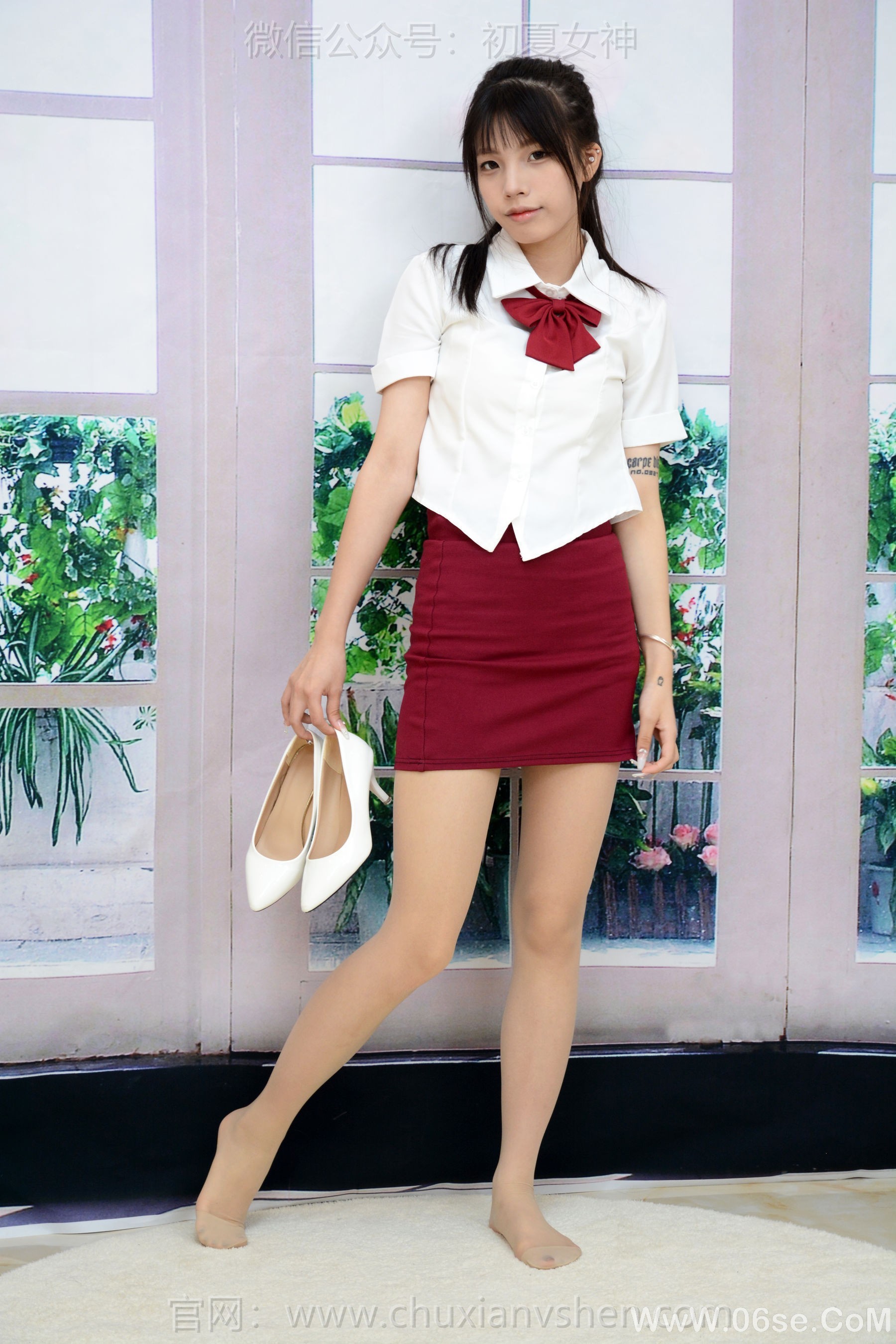 图片[100]-初夏女神 No.251 番茄 学院小御[100P]-六色网