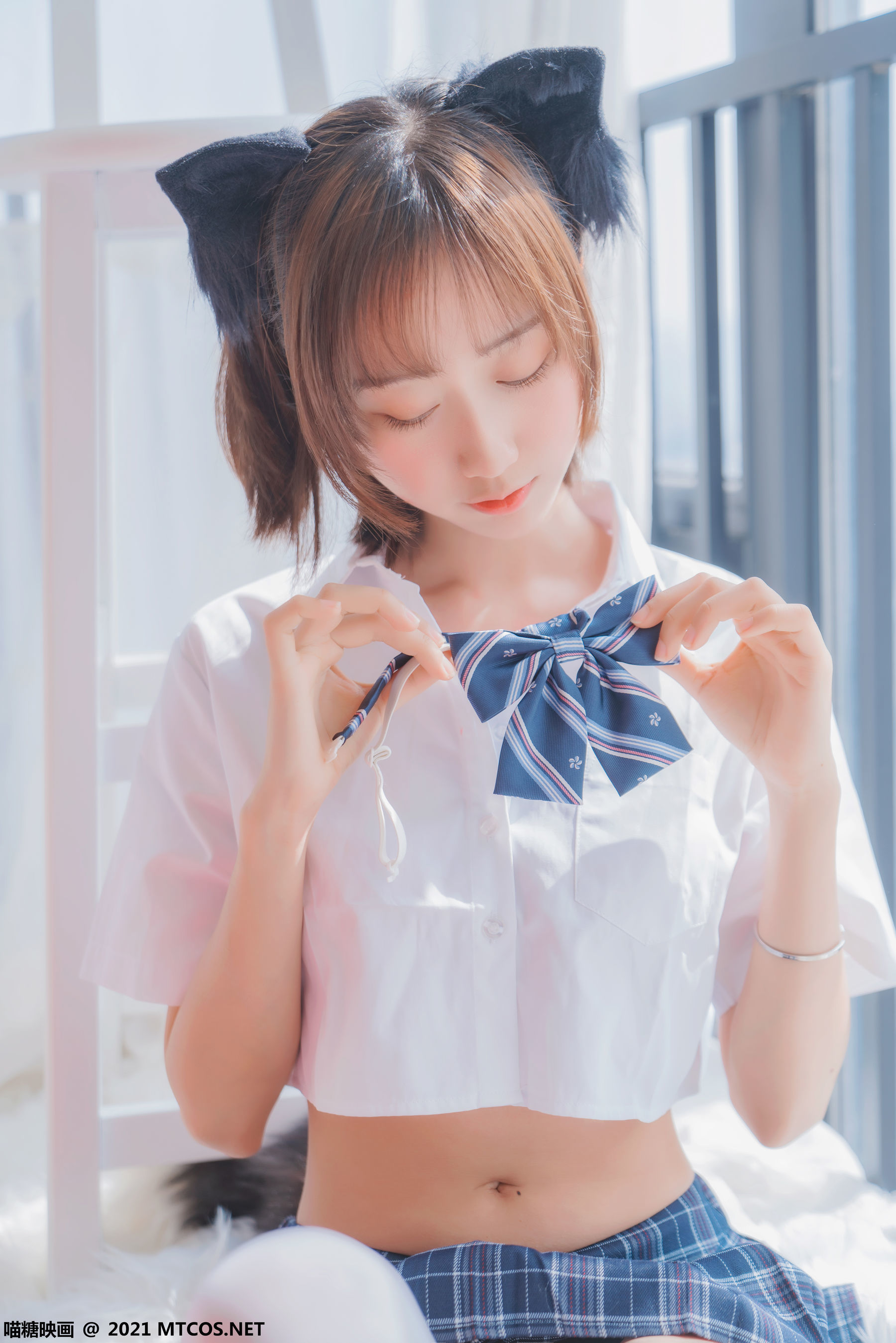 图片[13]-喵糖映画 VOL.436 猫儿少女 [33P]-六色网