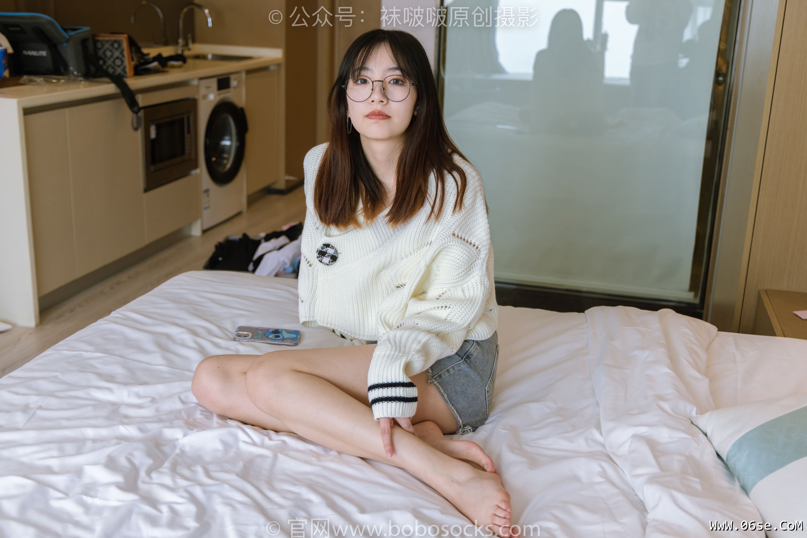 图片[73]-BoBoSocks袜啵啵 No.222 小甜豆-长靴、白棉袜、裸足[180P]-六色网