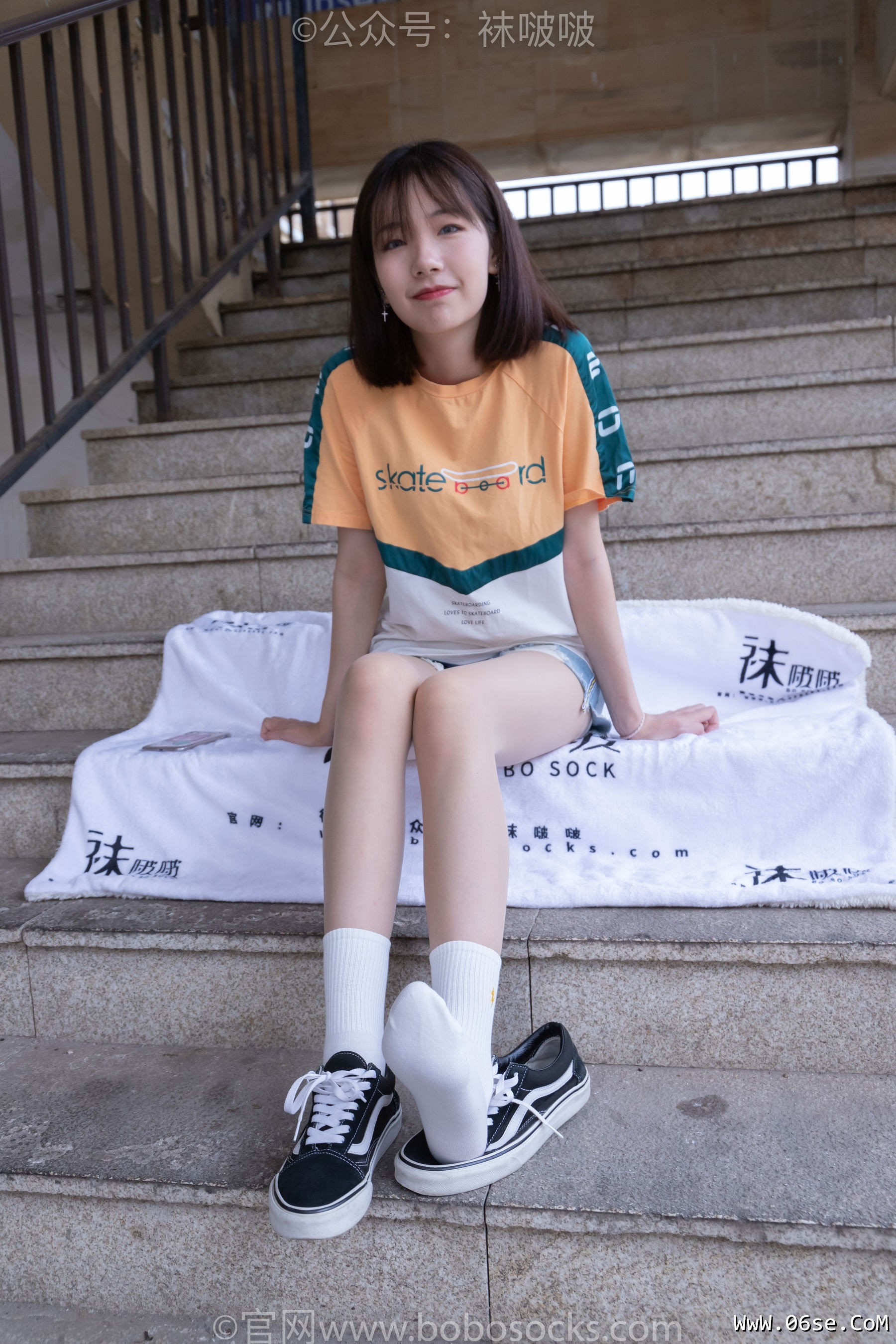 图片[36]-BoBoSocks袜啵啵 No.069 小甜豆-vans板鞋、白棉袜、肉丝[135P]-六色网