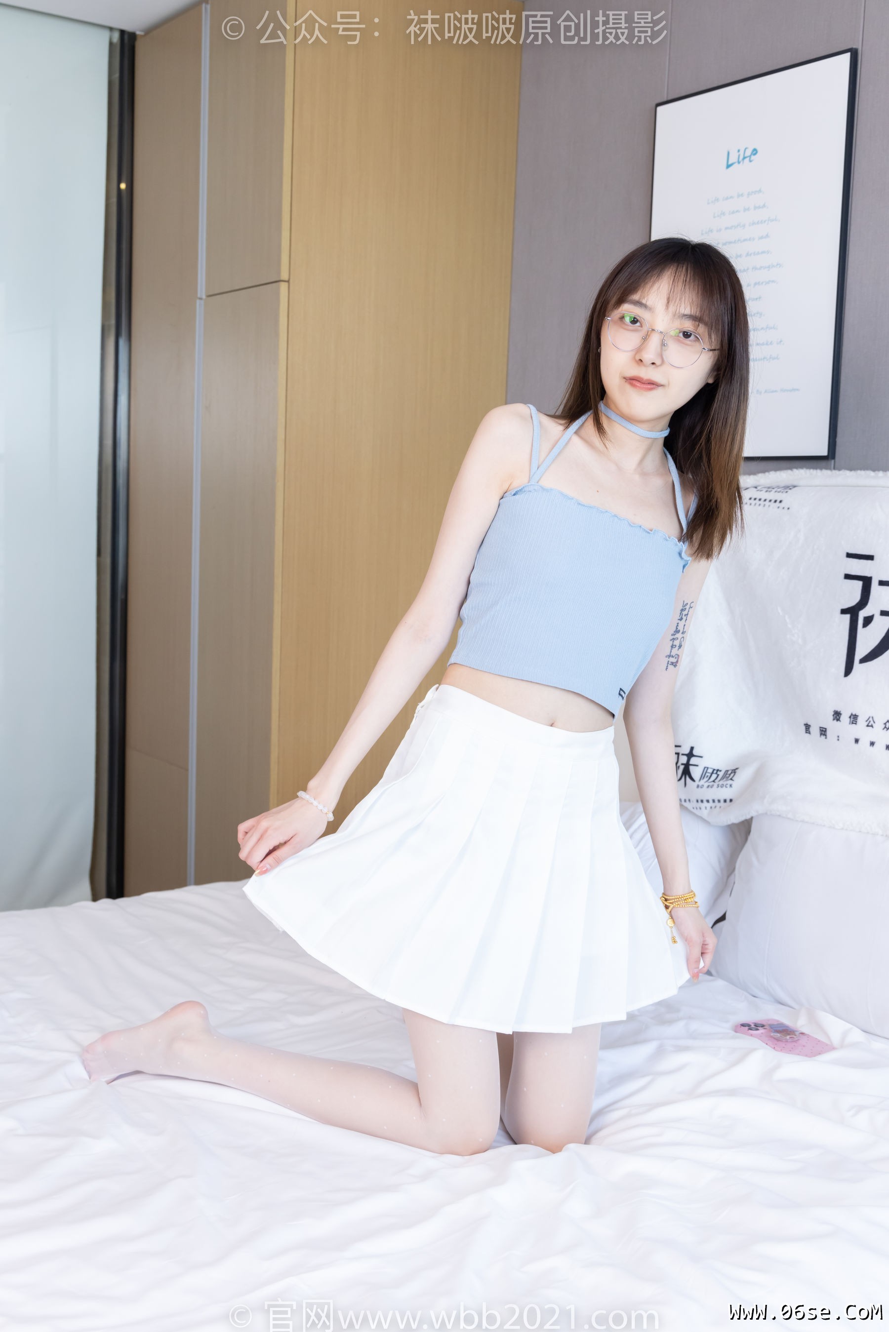 图片[93]-BoBoSocks袜啵啵 No.403 稚予 -高跟鞋、板鞋、波点黑丝、波点白丝[145P]-六色网