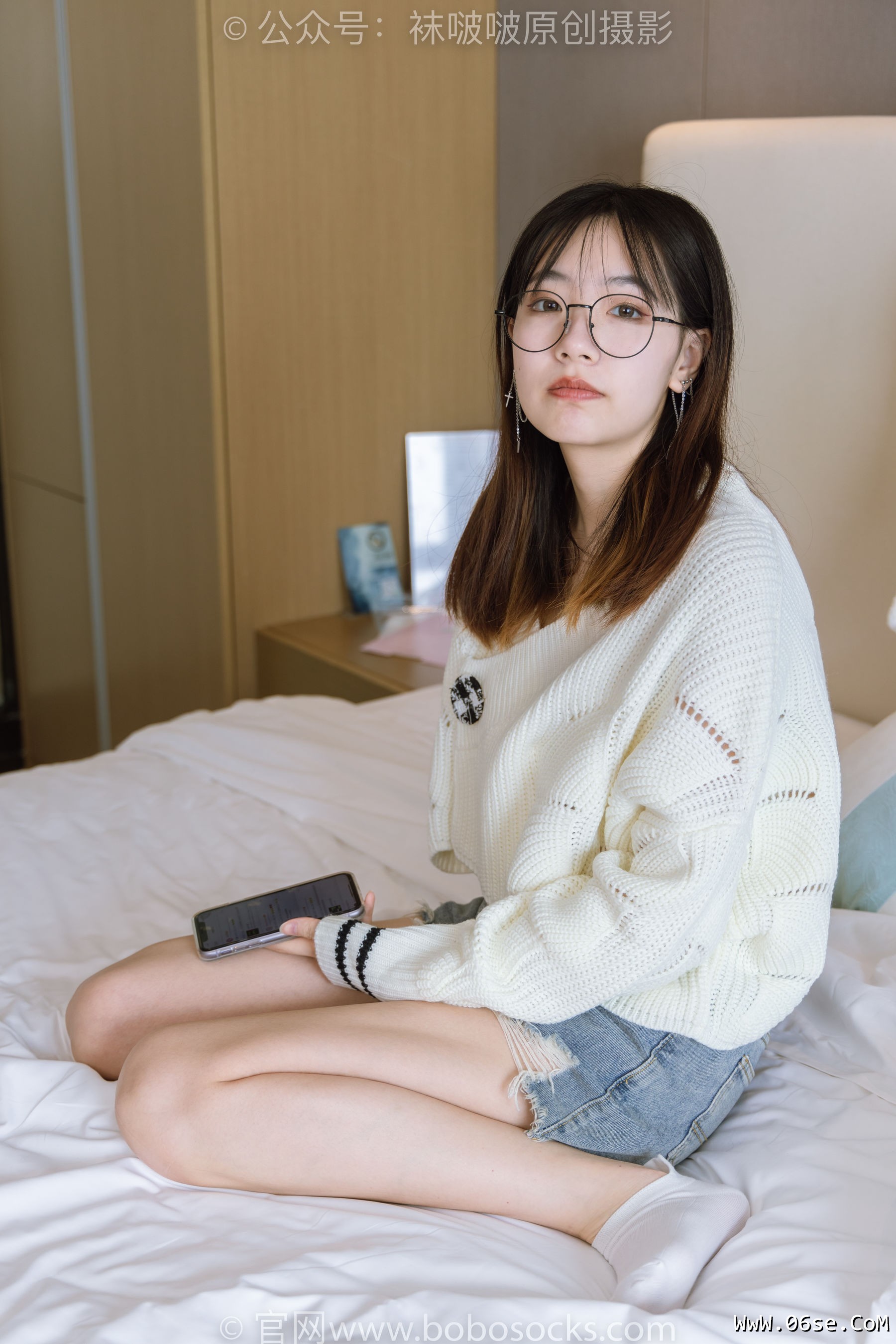 图片[29]-BoBoSocks袜啵啵 No.222 小甜豆-长靴、白棉袜、裸足[180P]-六色网