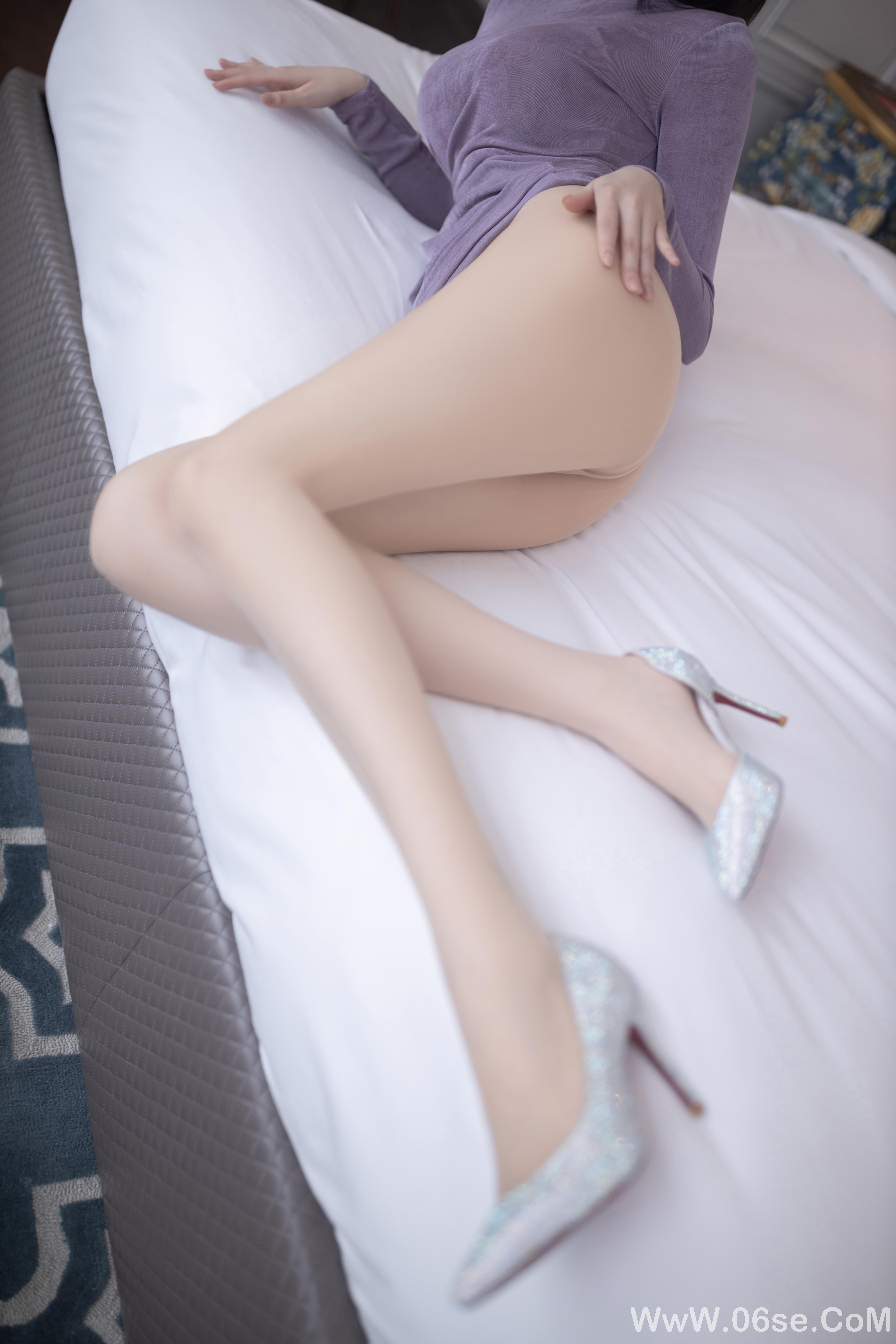 图片[9]-安然anran – 紫色裙子[90P]-六色网
