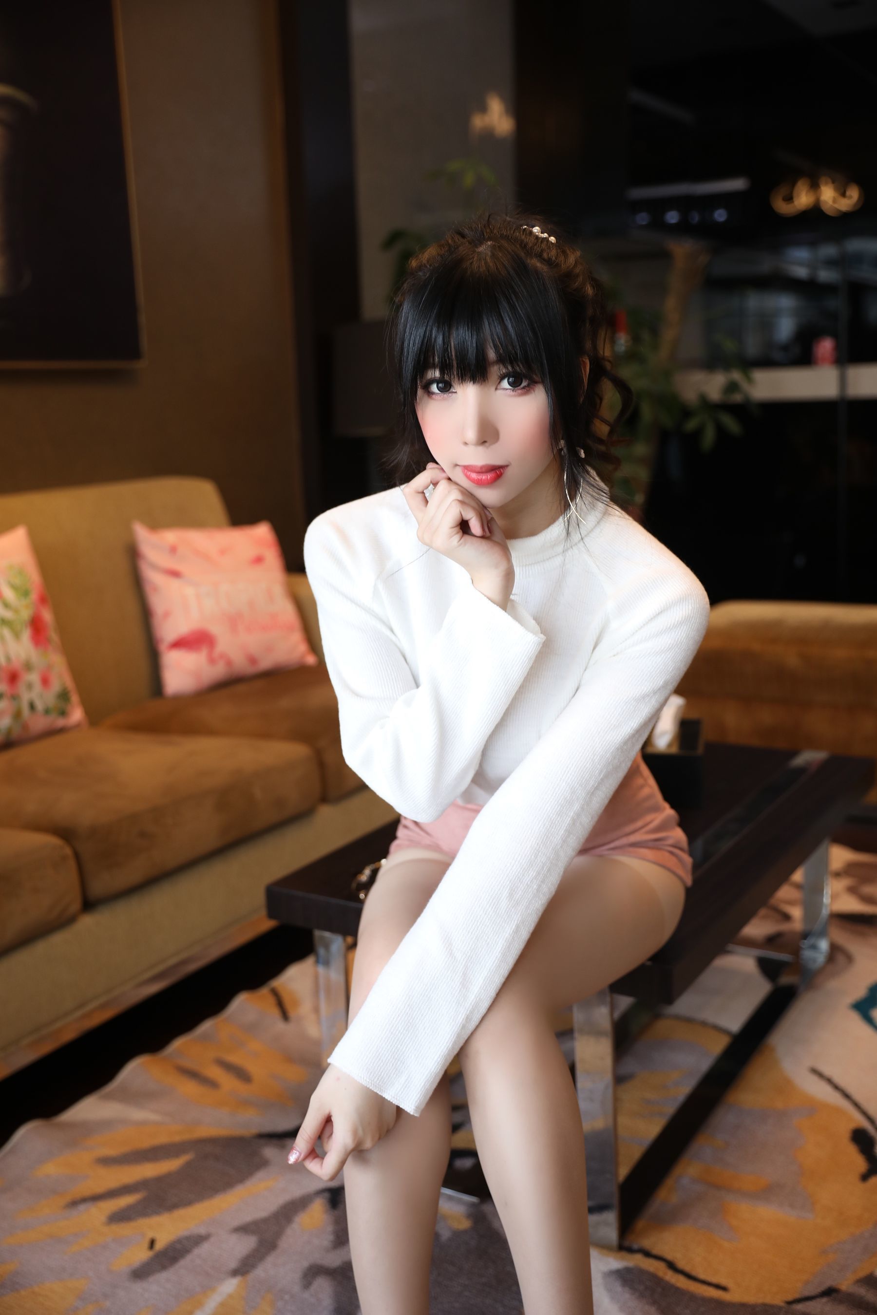 图片[12]-二次元巨乳美女鹿野希 单马尾眼镜娘[101P]-六色网