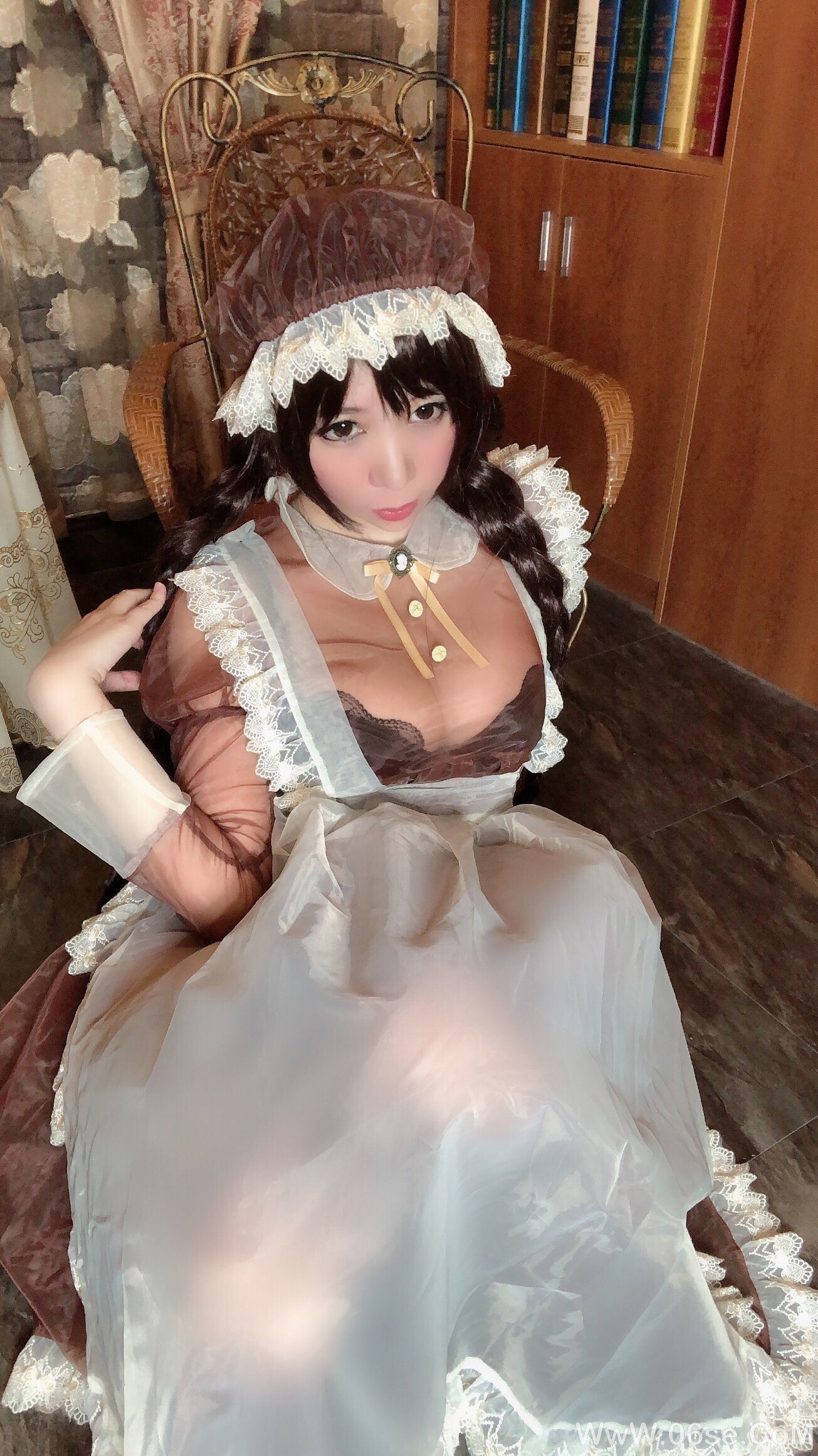 图片[71]-二次元巨乳美女鹿野希 透明女仆[97P]-六色网