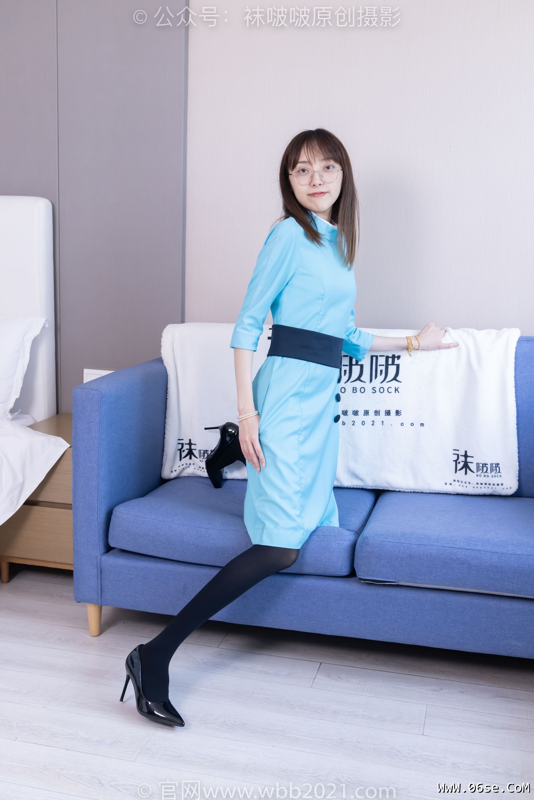图片[148]-BoBoSocks袜啵啵 No.440 稚予 -高跟鞋、厚黑丝、空姐制服[200P]-六色网