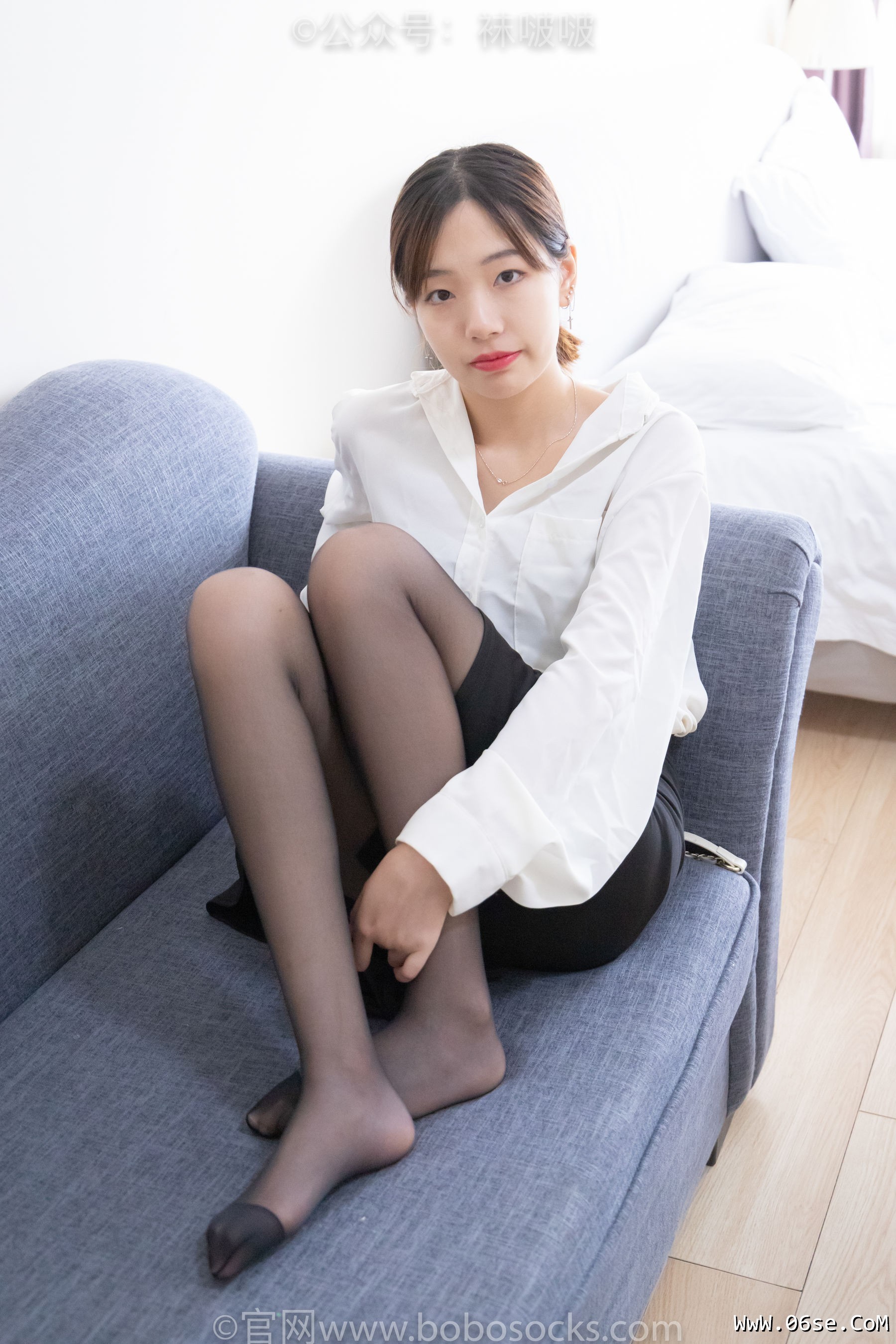 图片[109]-BoBoSocks袜啵啵 No.017 小甜豆-OL制服、高跟鞋、黑丝[131P]-六色网