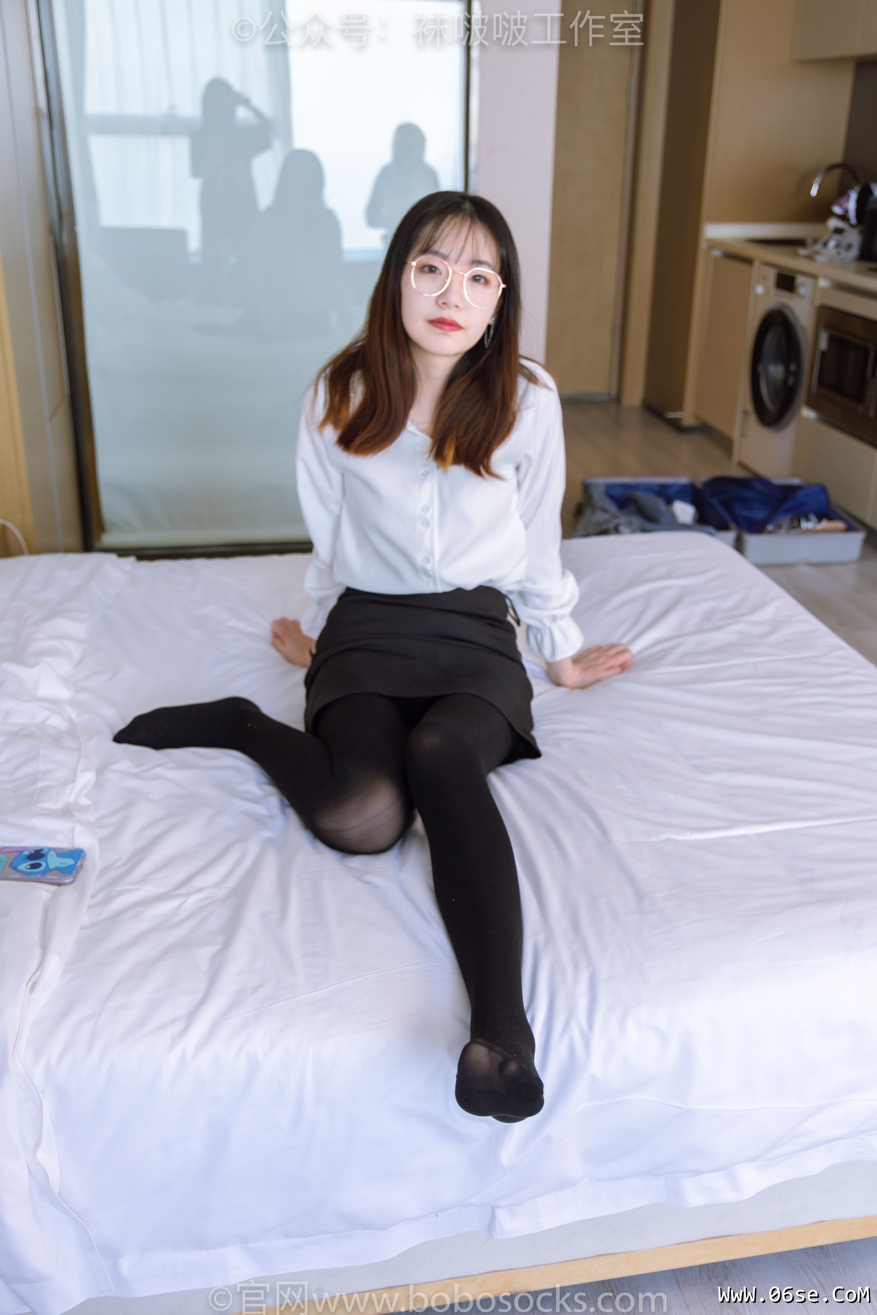 图片[104]-BoBoSocks袜啵啵 No.090 小甜豆-高跟鞋、厚黑丝[140P]-六色网