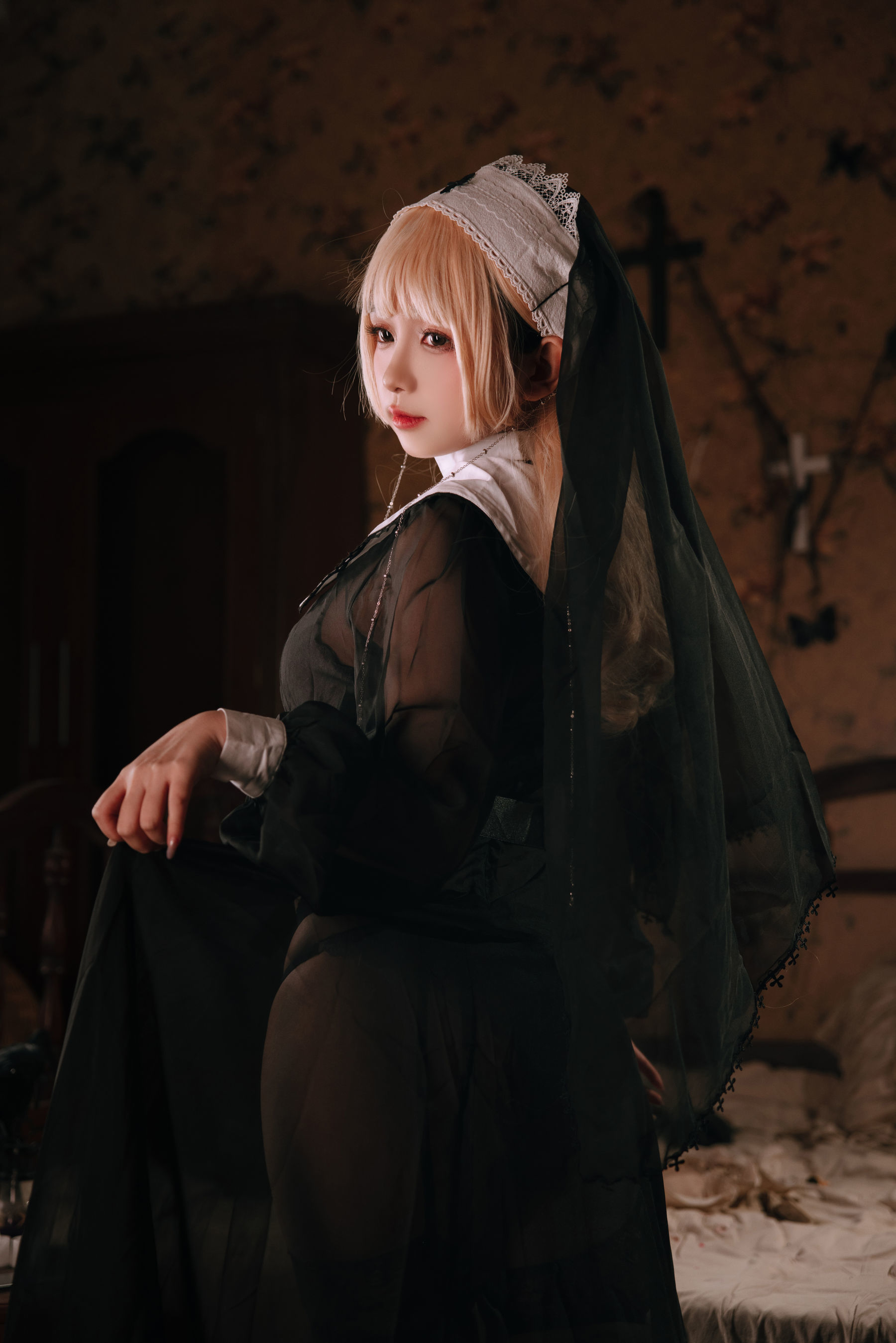 图片[24]-Cosplay日奈娇 – 禁忌修女[160P]-六色网