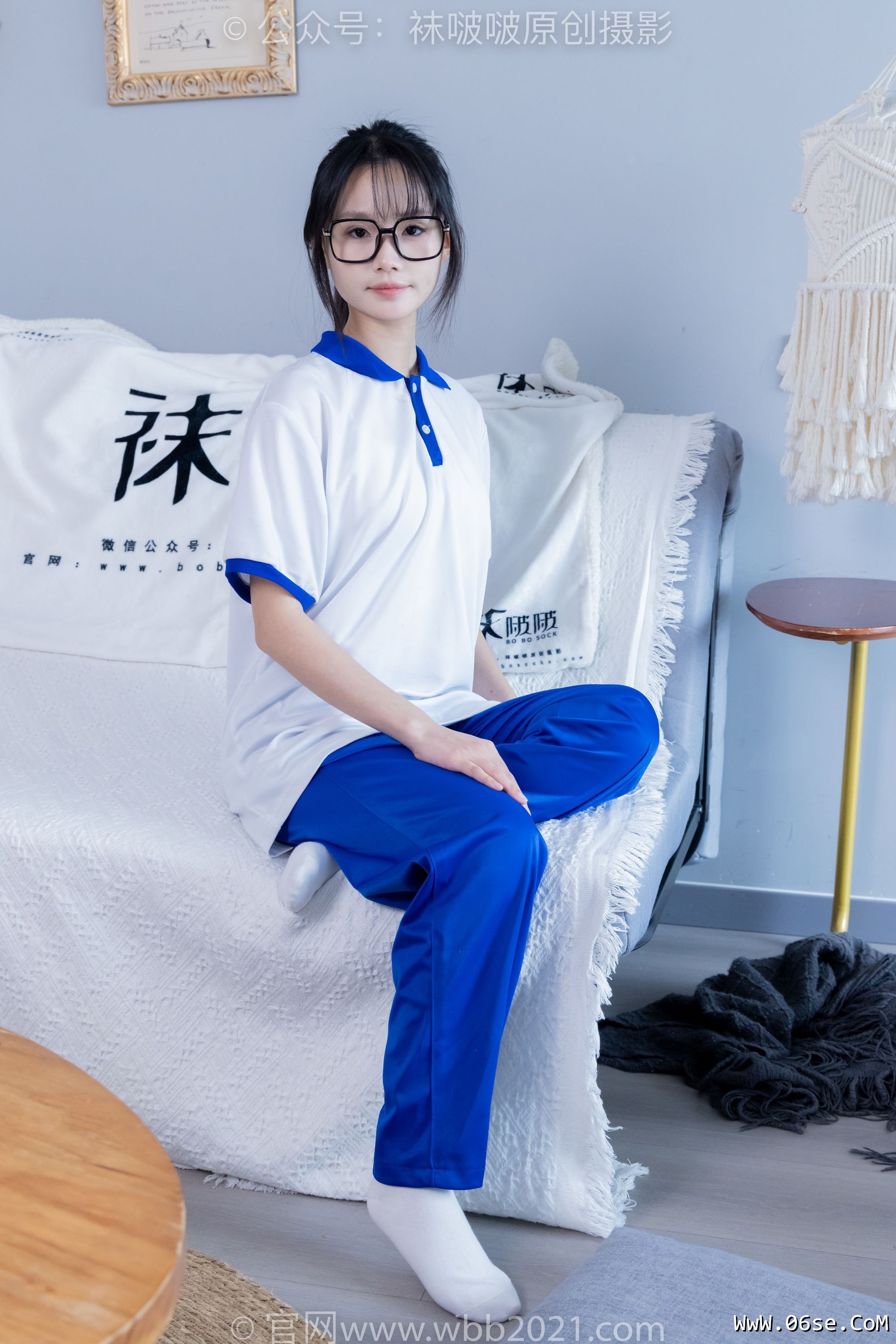 图片[128]-BoBoSocks袜啵啵 No.351 甜甜圈 -板鞋、白棉袜、肉丝、校服裤里丝[150P]-六色网