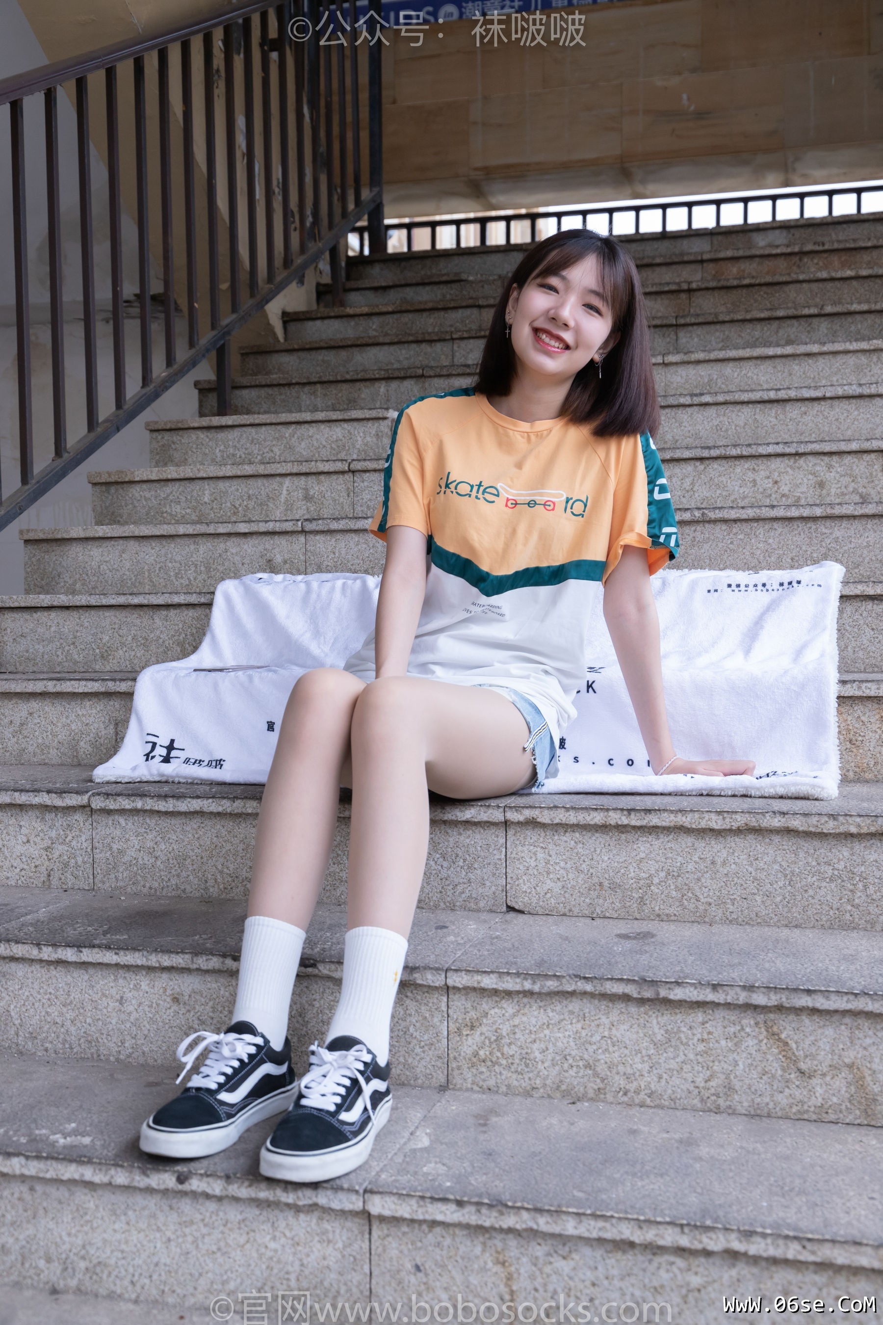 图片[24]-BoBoSocks袜啵啵 No.069 小甜豆-vans板鞋、白棉袜、肉丝[135P]-六色网