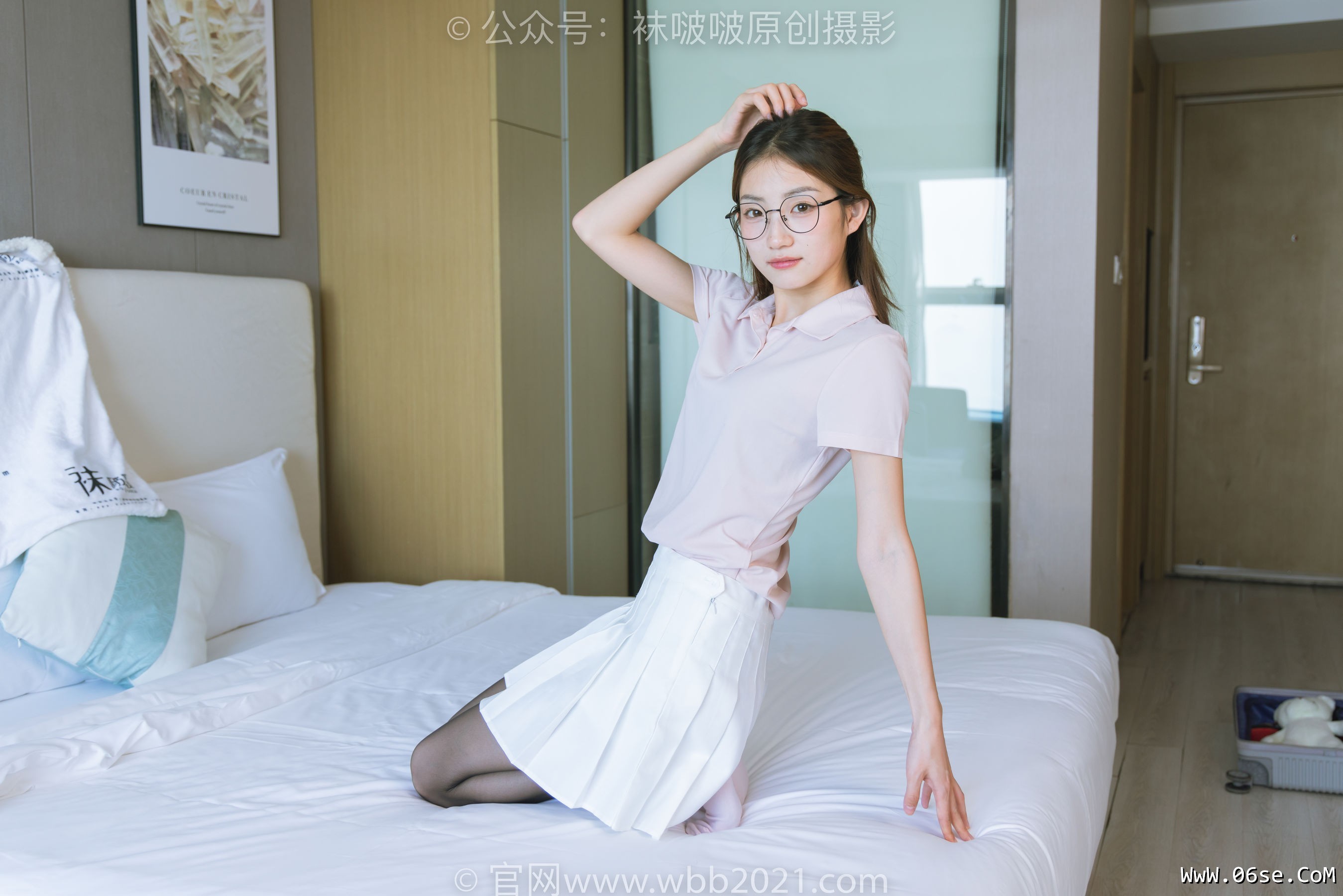 图片[113]-BoBoSocks袜啵啵 No.273 小沫 -运动鞋、粉色棉袜、黑丝[143P]-六色网