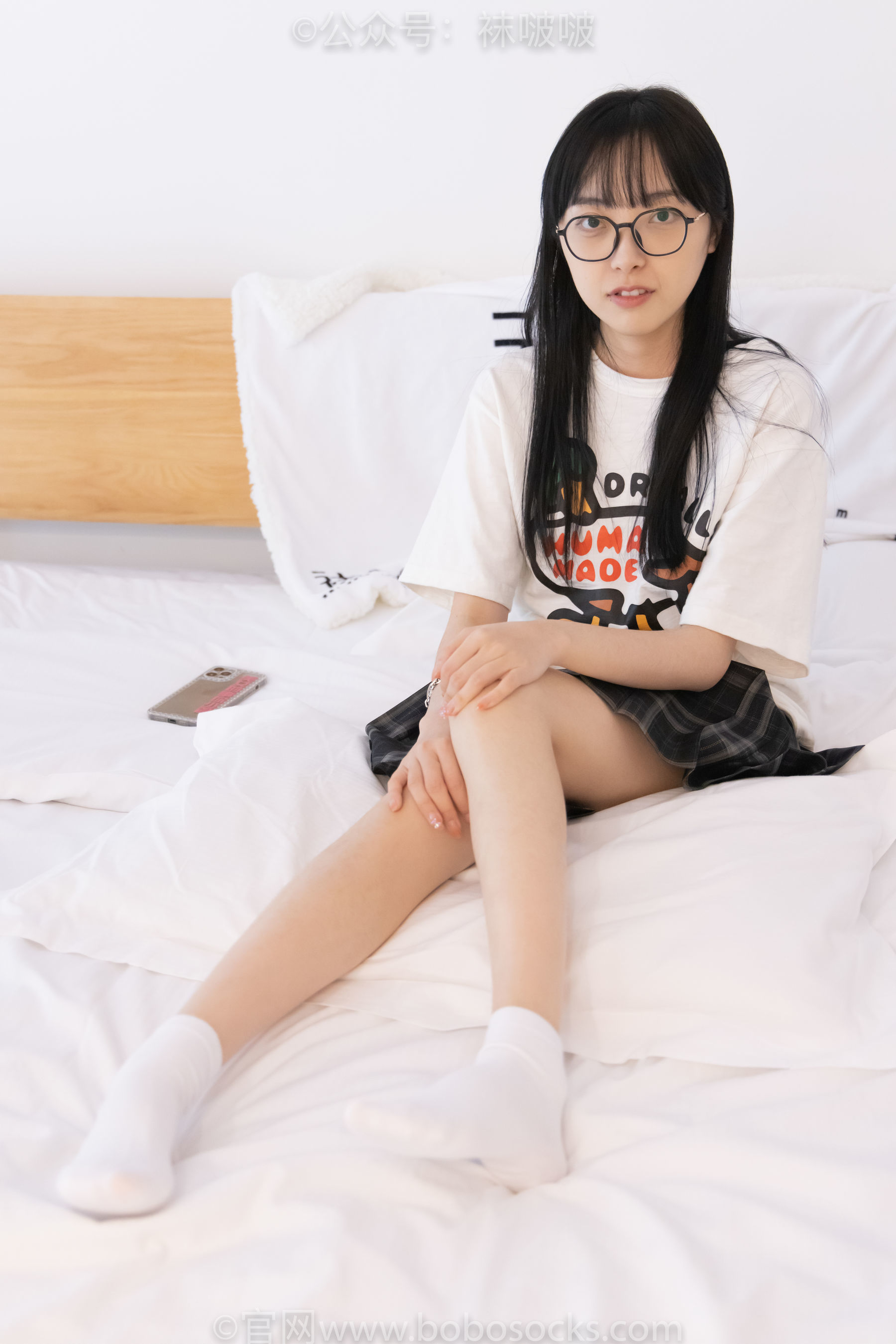 图片[41]-BoBoSocks袜啵啵 No.073 稚予-贝壳头、白棉袜、裸足[145P]-六色网