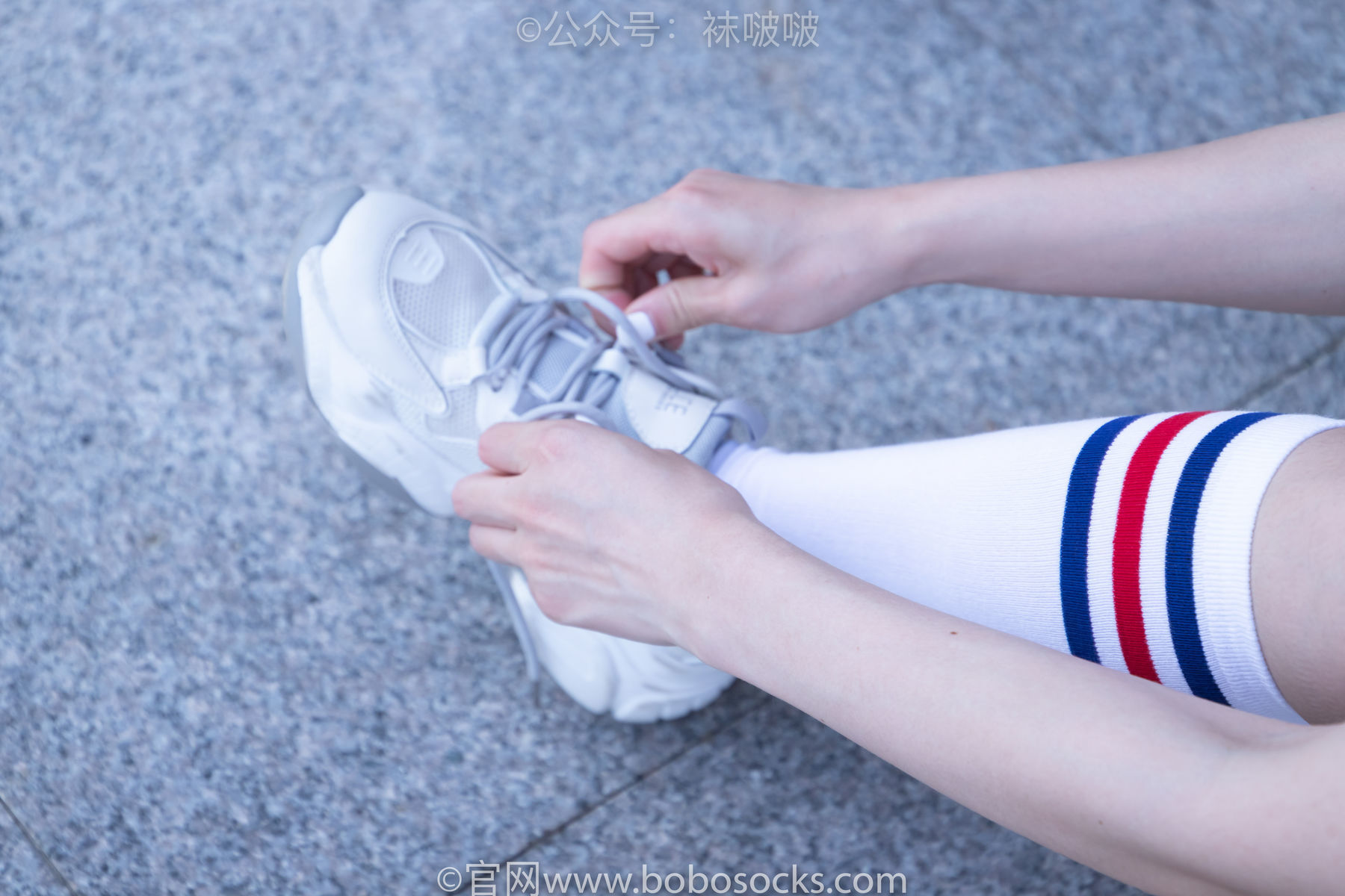 图片[29]-BoBoSocks袜啵啵 No.006 小米-运动鞋、白色小腿袜、裸足[130P]-六色网