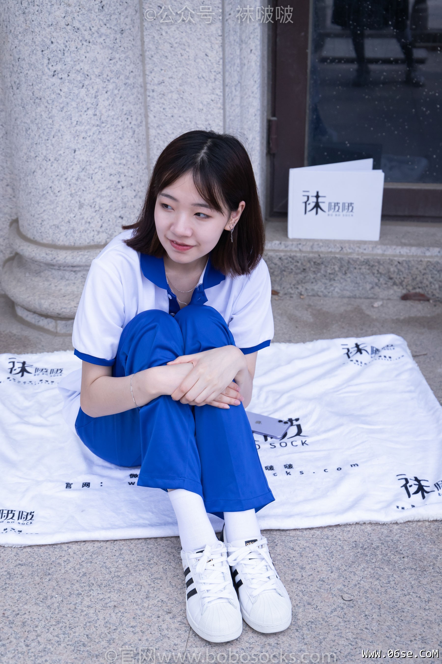 图片[22]-BoBoSocks袜啵啵 No.022 小甜豆-校服、贝壳头、白棉袜、肉丝[140P]-六色网
