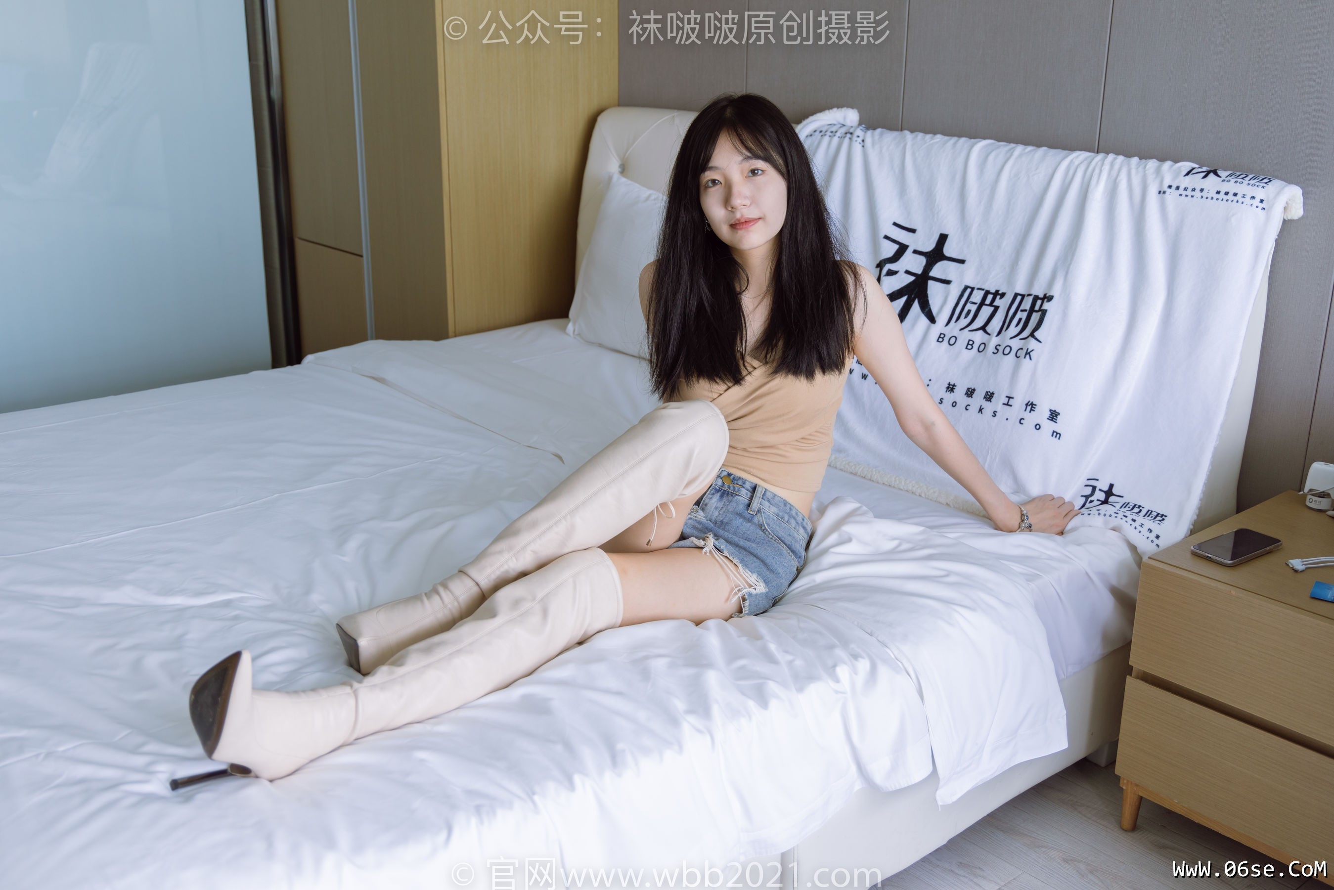 图片[162]-BoBoSocks袜啵啵 No.441 小甜豆 -高跟长靴、白棉袜、裸足[179P]-六色网