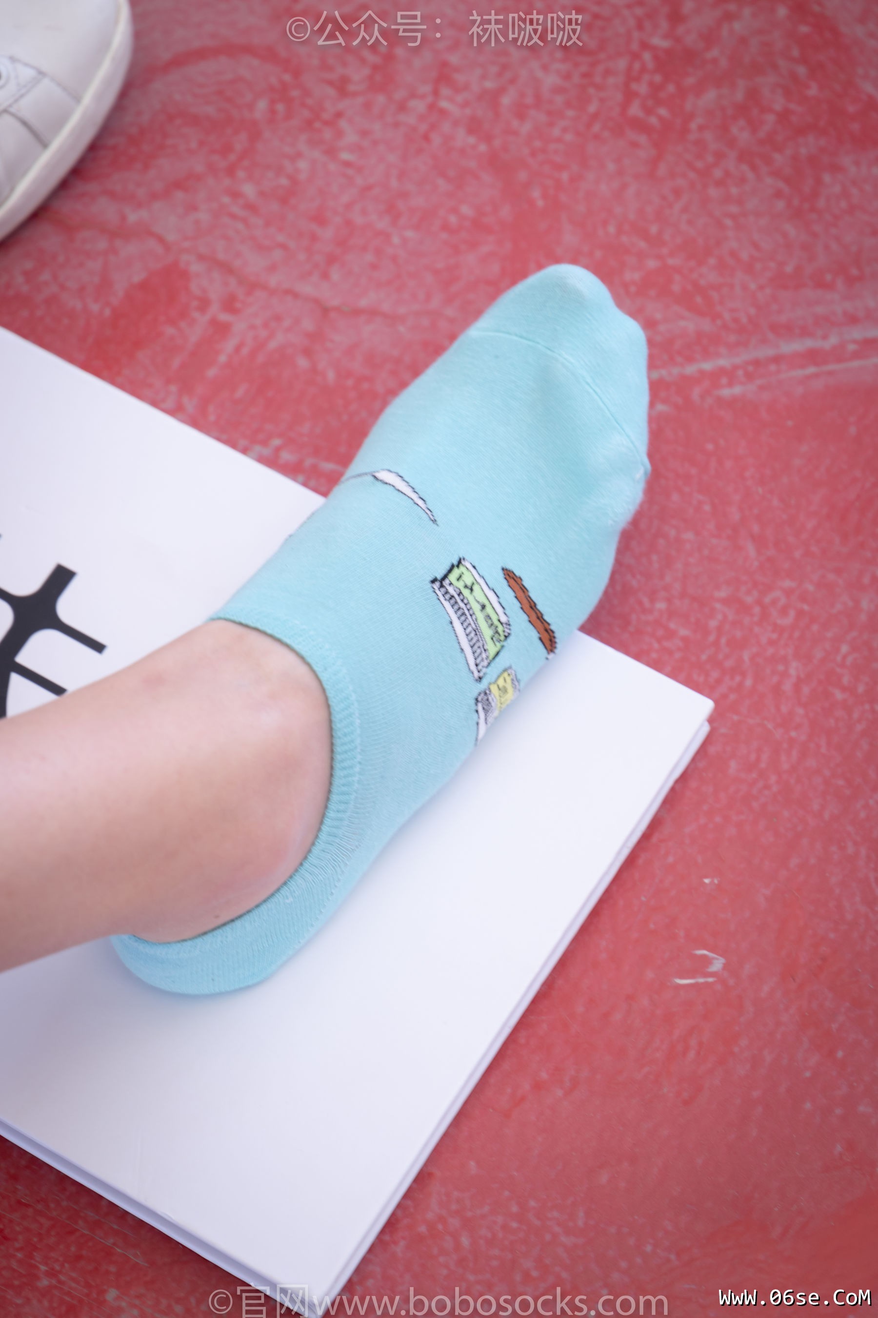 图片[39]-BoBoSocks袜啵啵 积分限定作品006 泡芙-板鞋、天蓝色短棉袜、裸足[138P]-六色网