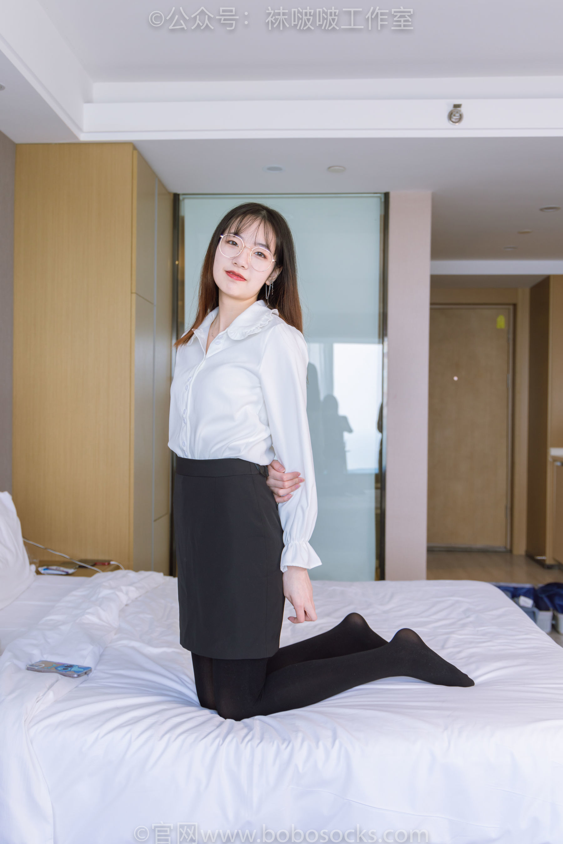 图片[83]-BoBoSocks袜啵啵 No.090 小甜豆-高跟鞋、厚黑丝[140P]-六色网