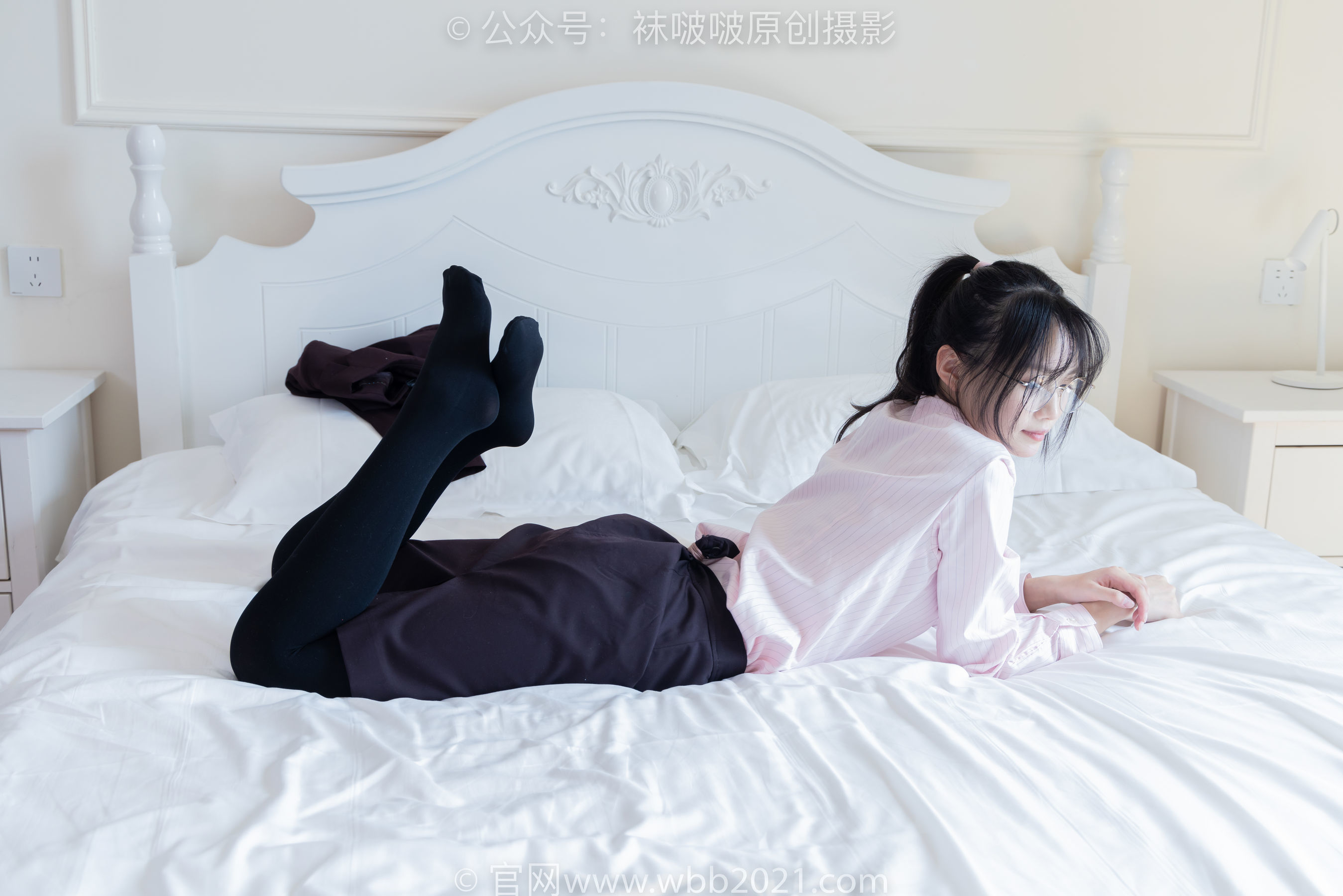 图片[87]-BoBoSocks袜啵啵 No.362 甜甜圈 -两双皮鞋、厚肉丝、厚黑丝、ol制服[230P]-六色网