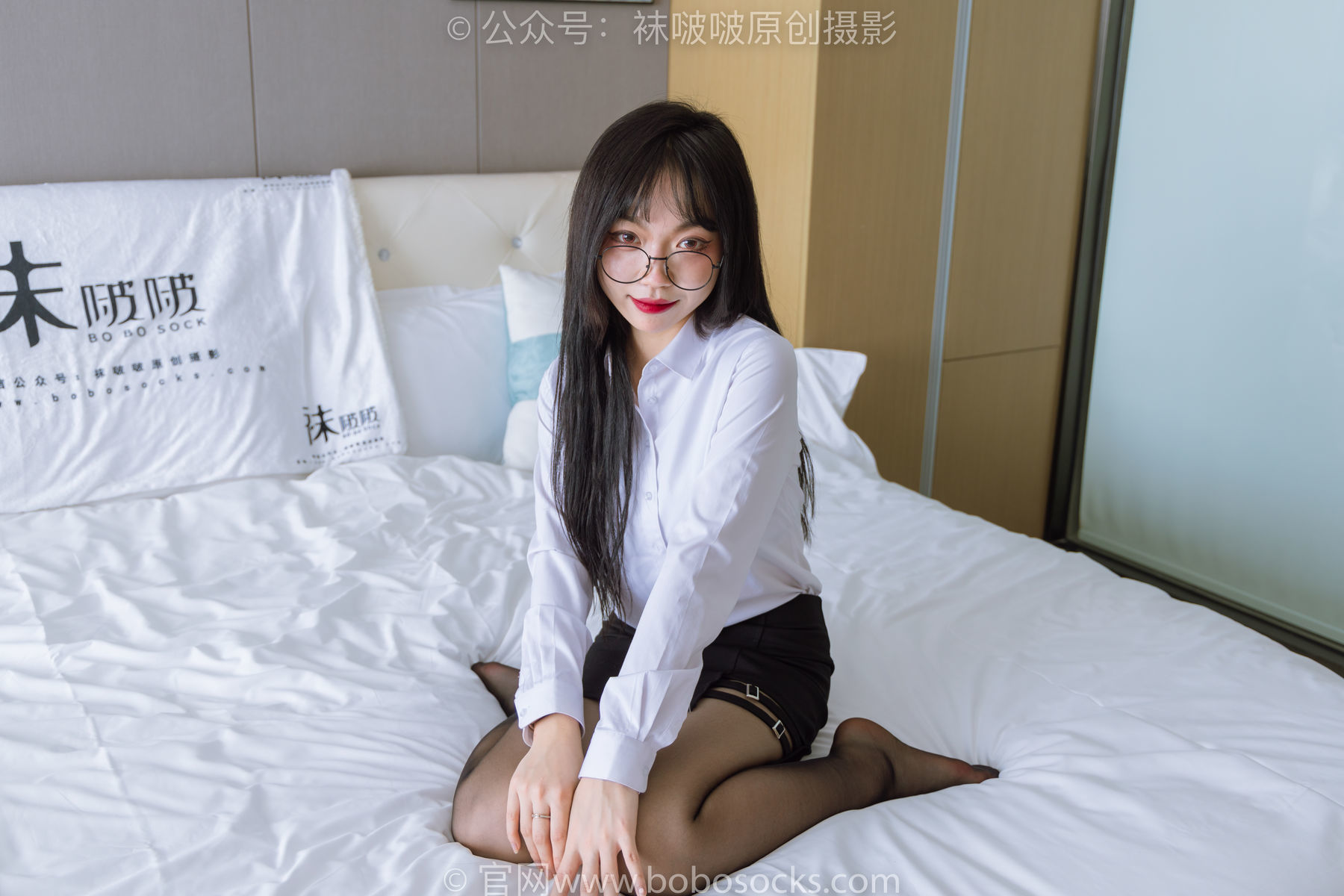图片[38]-BoBoSocks袜啵啵 No.185 周周-ol制服、高跟鞋、黑丝[140P]-六色网