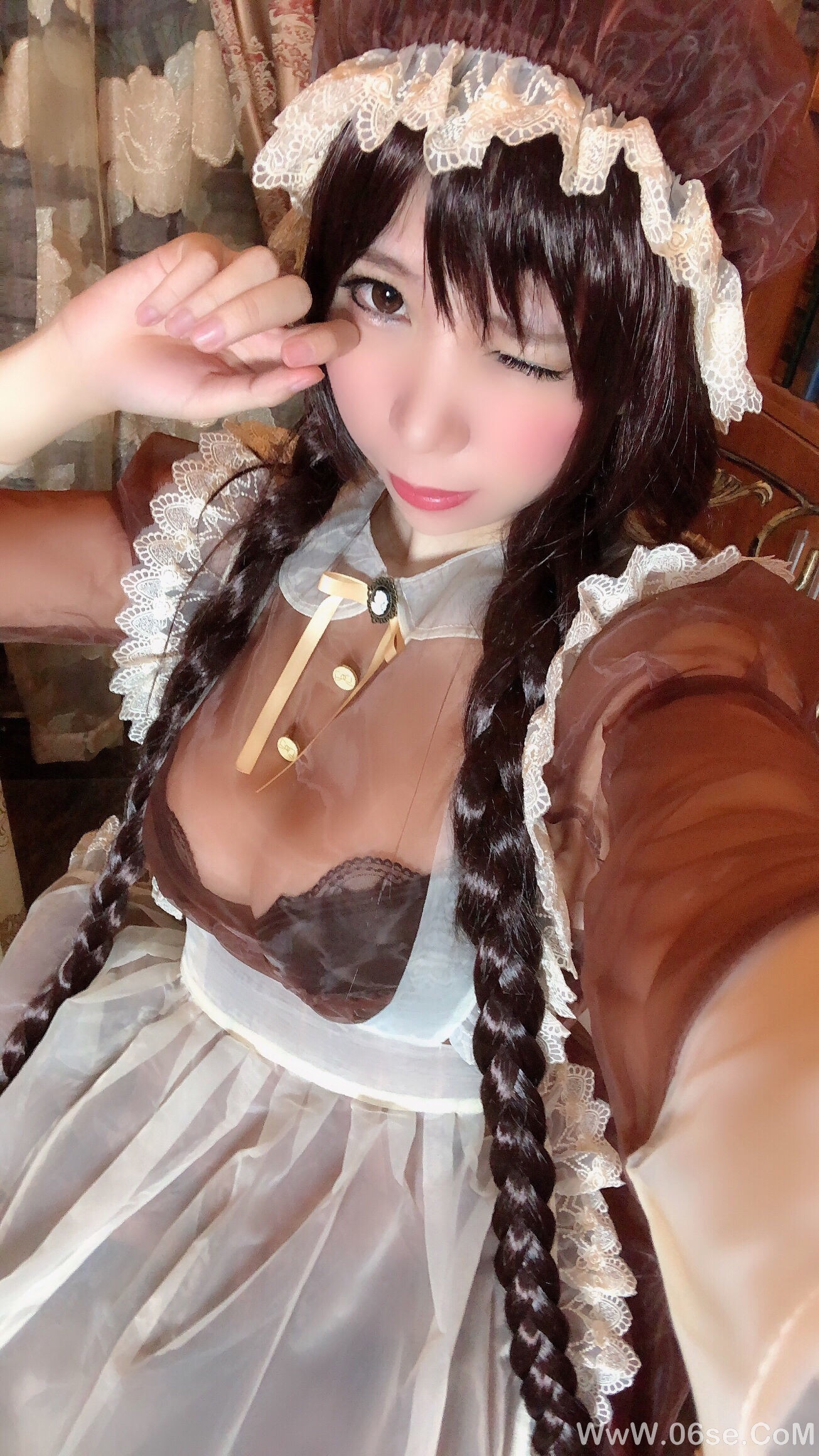 图片[41]-二次元巨乳美女鹿野希 透明女仆[97P]-六色网