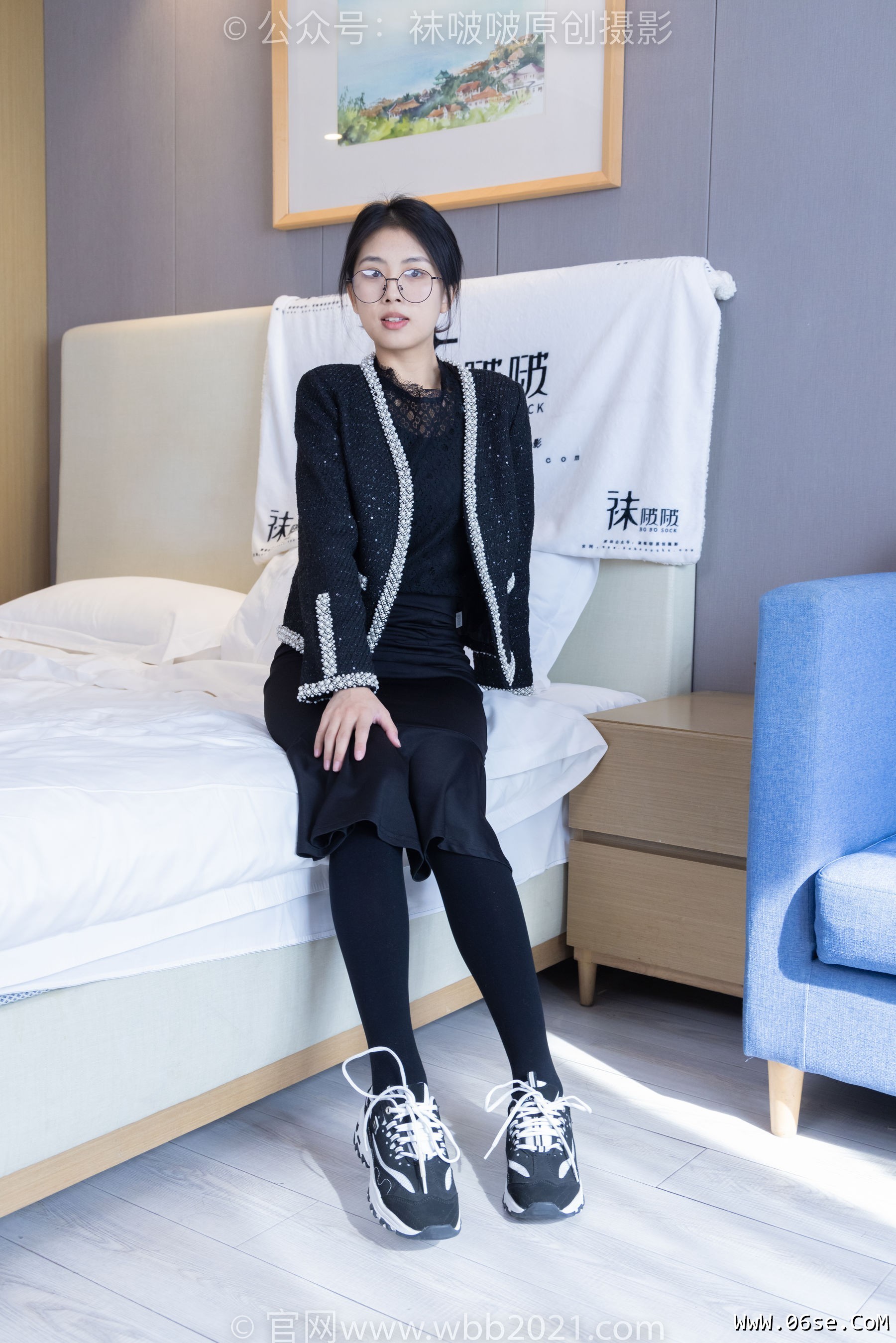 图片[189]-BoBoSocks袜啵啵 No.378 奶油 -短靴、运动鞋、厚黑丝、厚灰丝[190P]-六色网