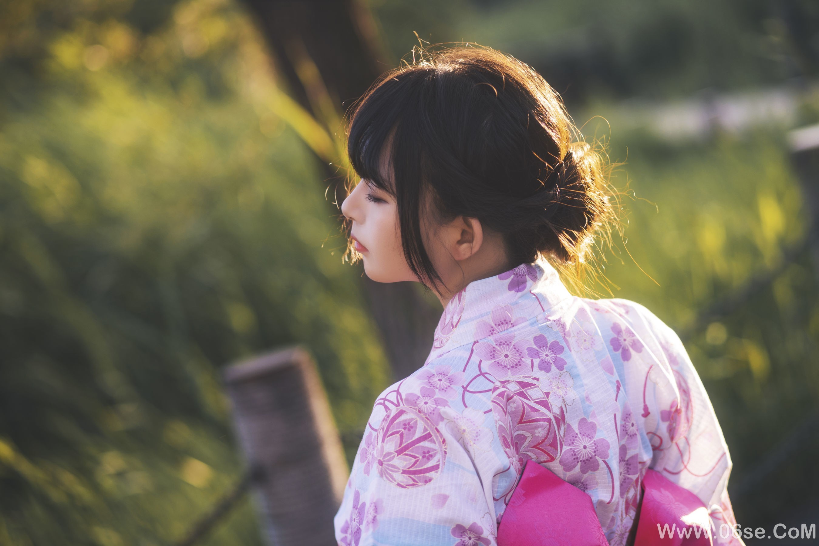 图片[10]-大眼萌妹黑猫猫OvO 和服超进化[14P]-六色网