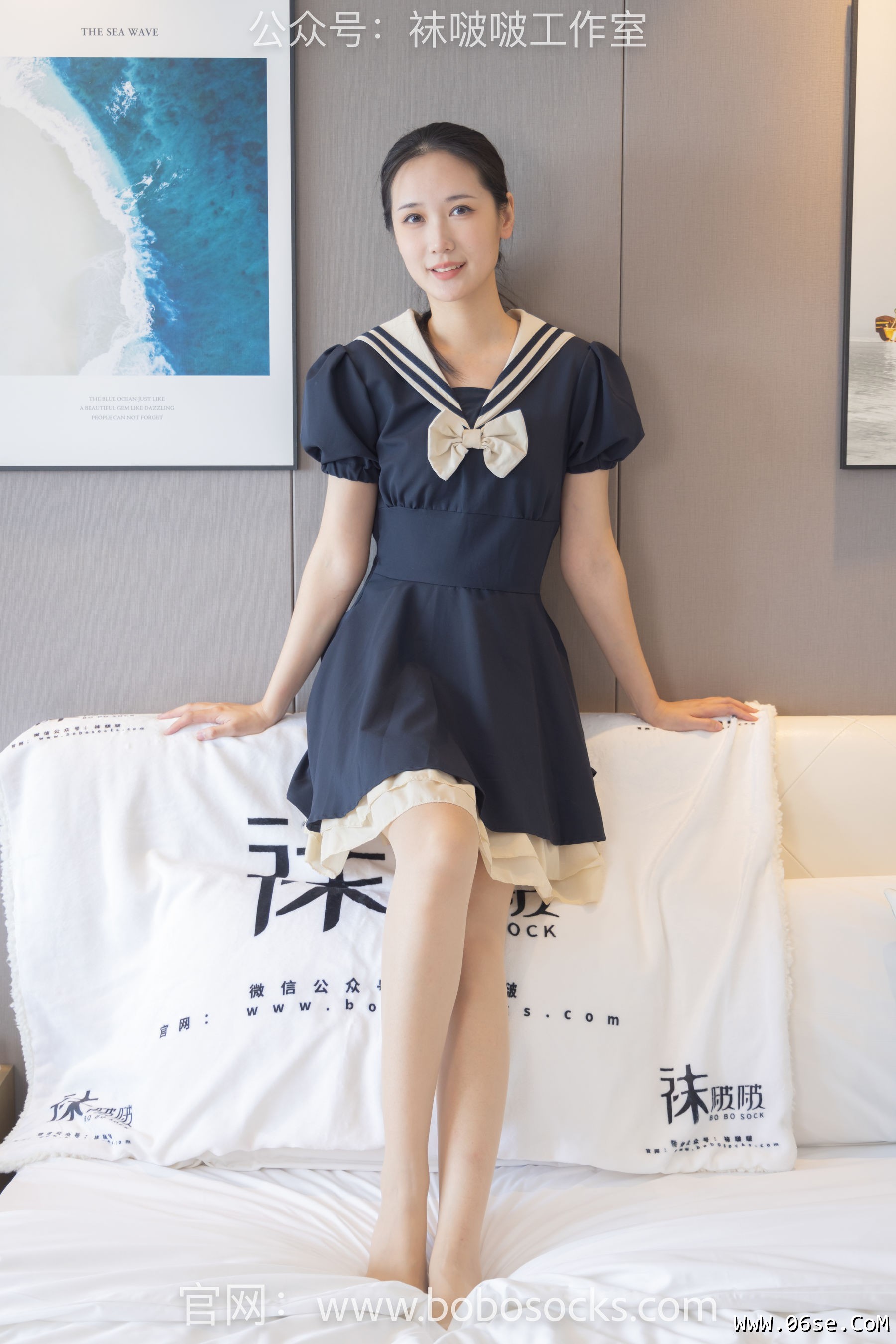 图片[103]-BoBoSocks袜啵啵 No.107 小安-平底鞋、白棉袜、肉丝[140P]-六色网