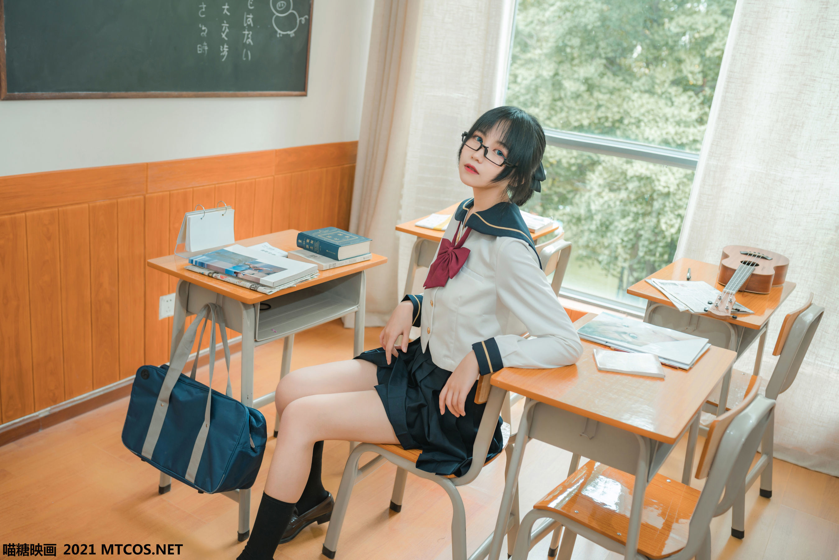 图片[10]-喵糖映画 VOL.459 慵懒的JK [29P]-六色网