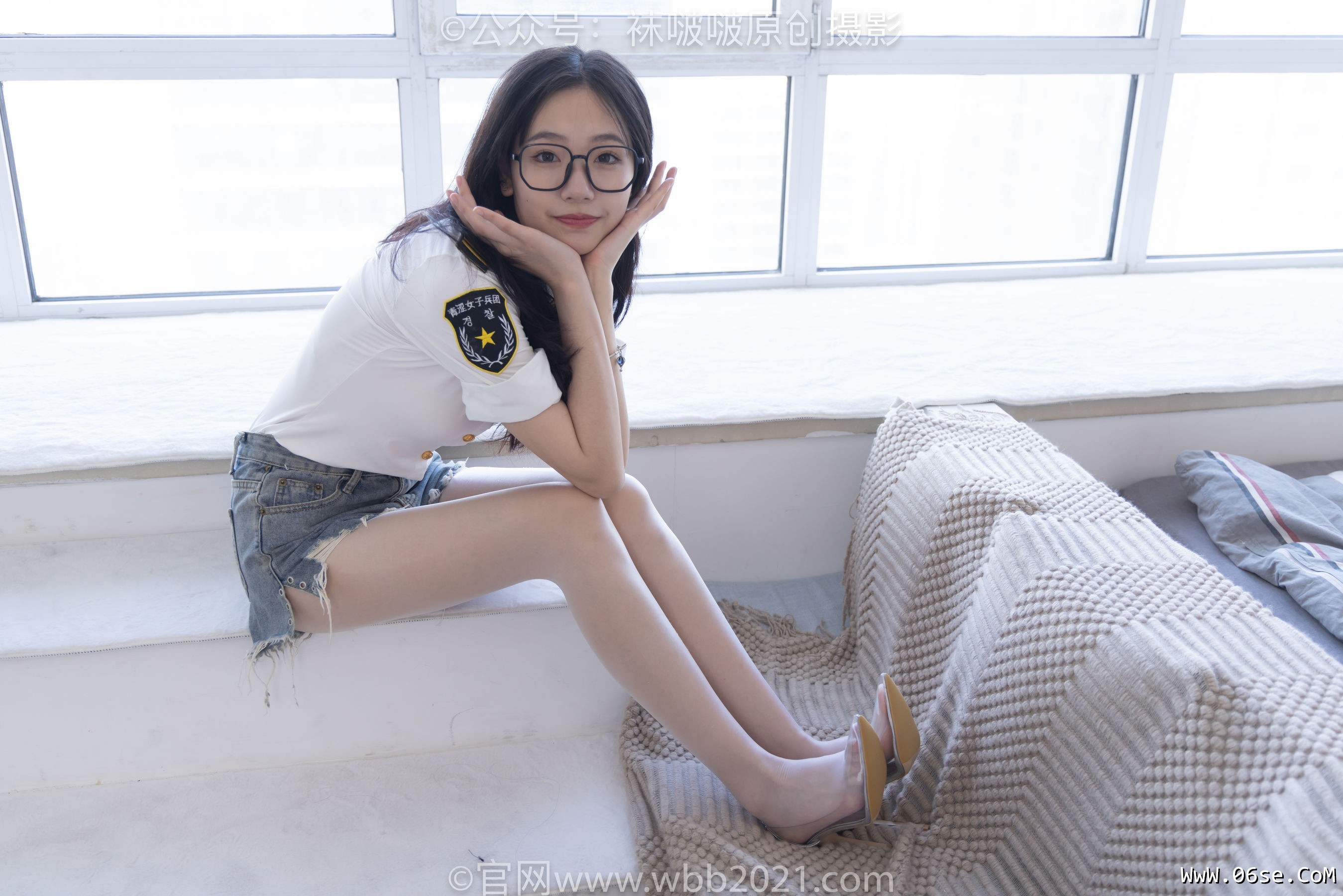 图片[114]-BoBoSocks袜啵啵 No.433 小甜豆 -透明高跟、白丝、穿鞋往鞋里倒酸奶[149P]-六色网