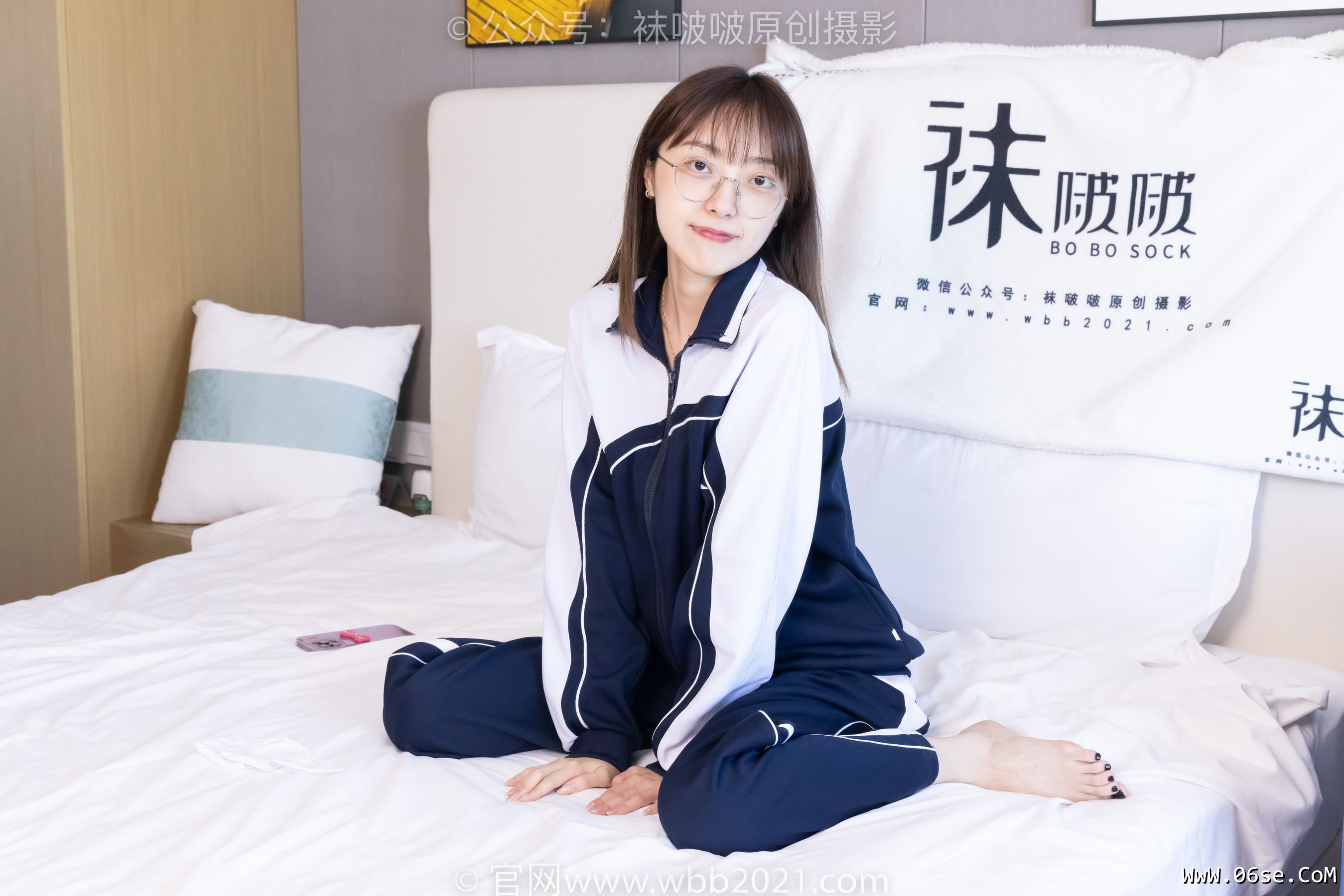图片[111]-BoBoSocks袜啵啵 No.398 稚予 -板鞋、白船袜、裸足、裸足[150P]-六色网