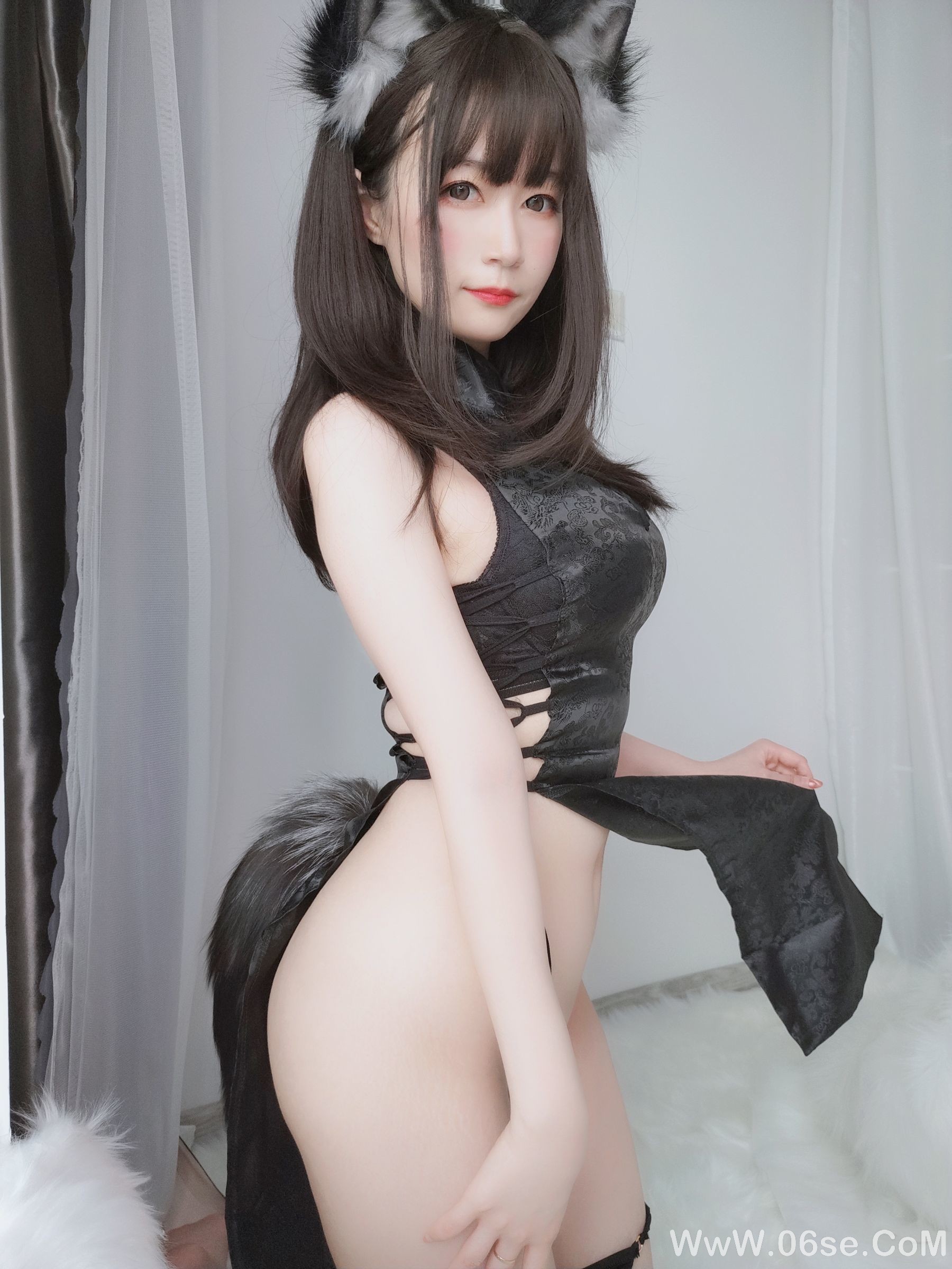 图片[82]-Coser小姐姐白银 小黑狼[104P]-六色网