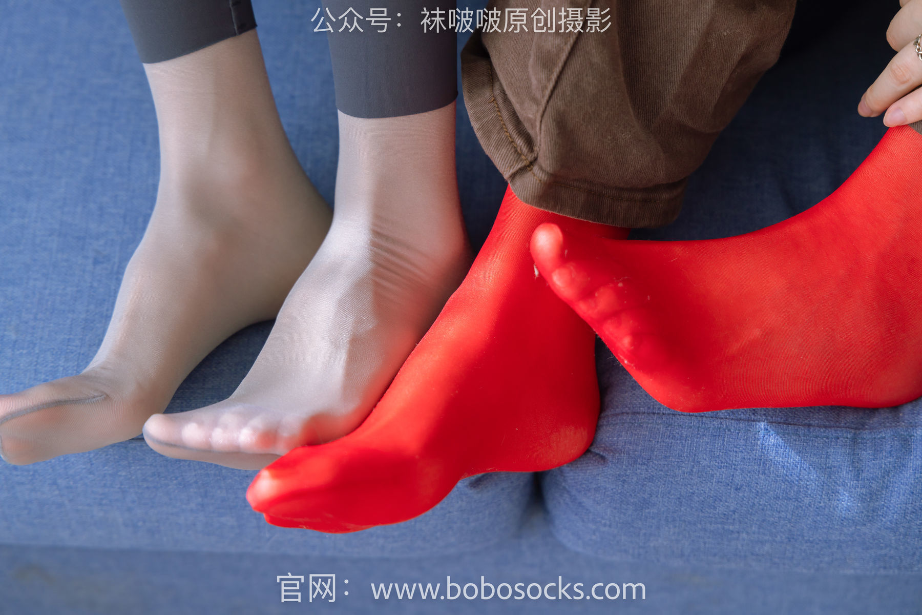 图片[169]-BoBoSocks袜啵啵 No.166 小甜豆稚予-板鞋、运动鞋、高跟鞋、白棉袜、蓝丝[218P]-六色网
