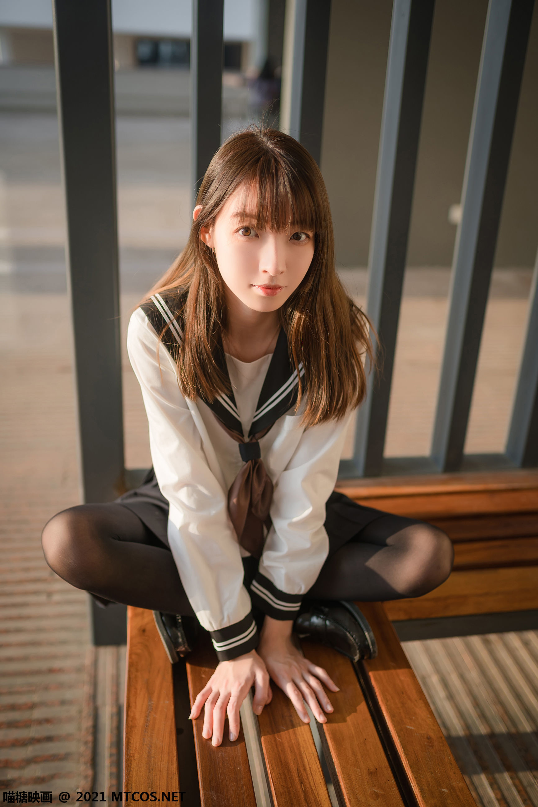 图片[18]-喵糖映画 VOL.409 黄昏下的JK [33P]-六色网