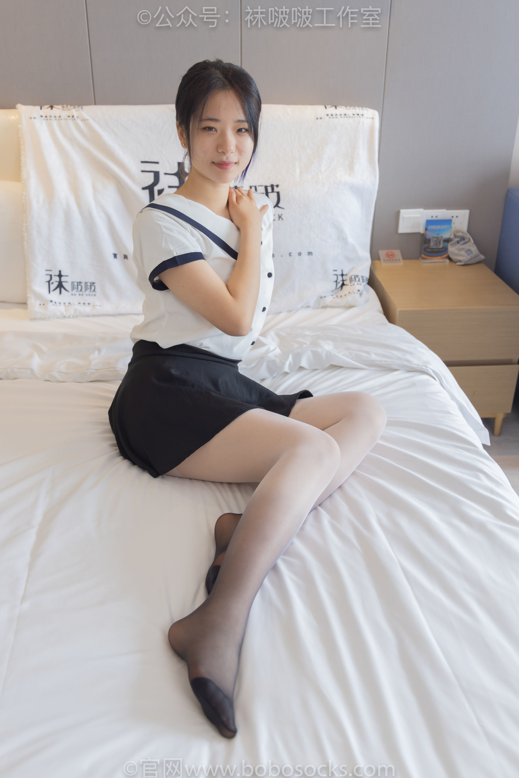 图片[68]-BoBoSocks袜啵啵 No.089 小淳-高跟鞋、黑白渐变丝袜[140P]-六色网