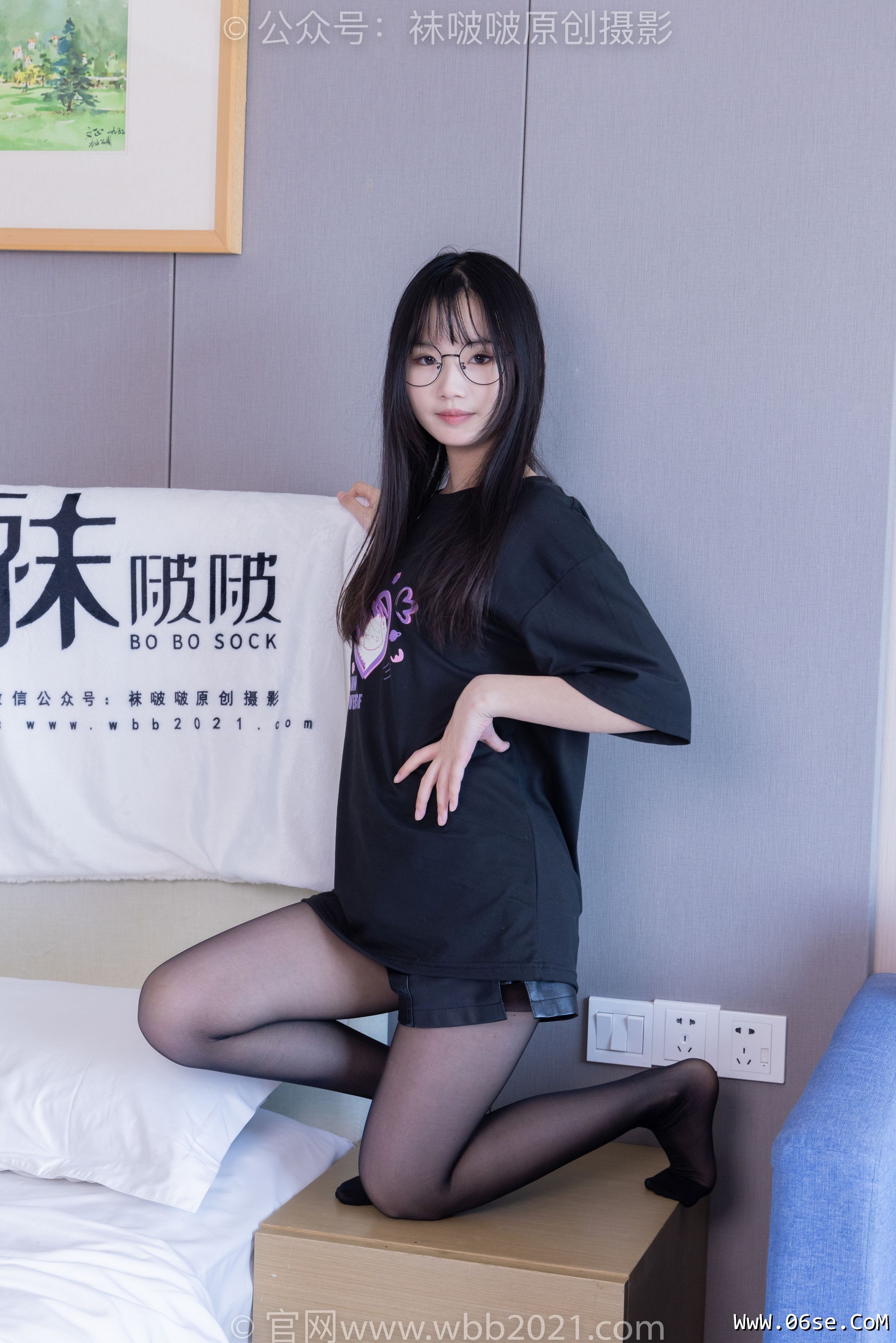 图片[135]-BoBoSocks袜啵啵 No.406 甜甜圈 -马丁靴、黑丝[150P]-六色网
